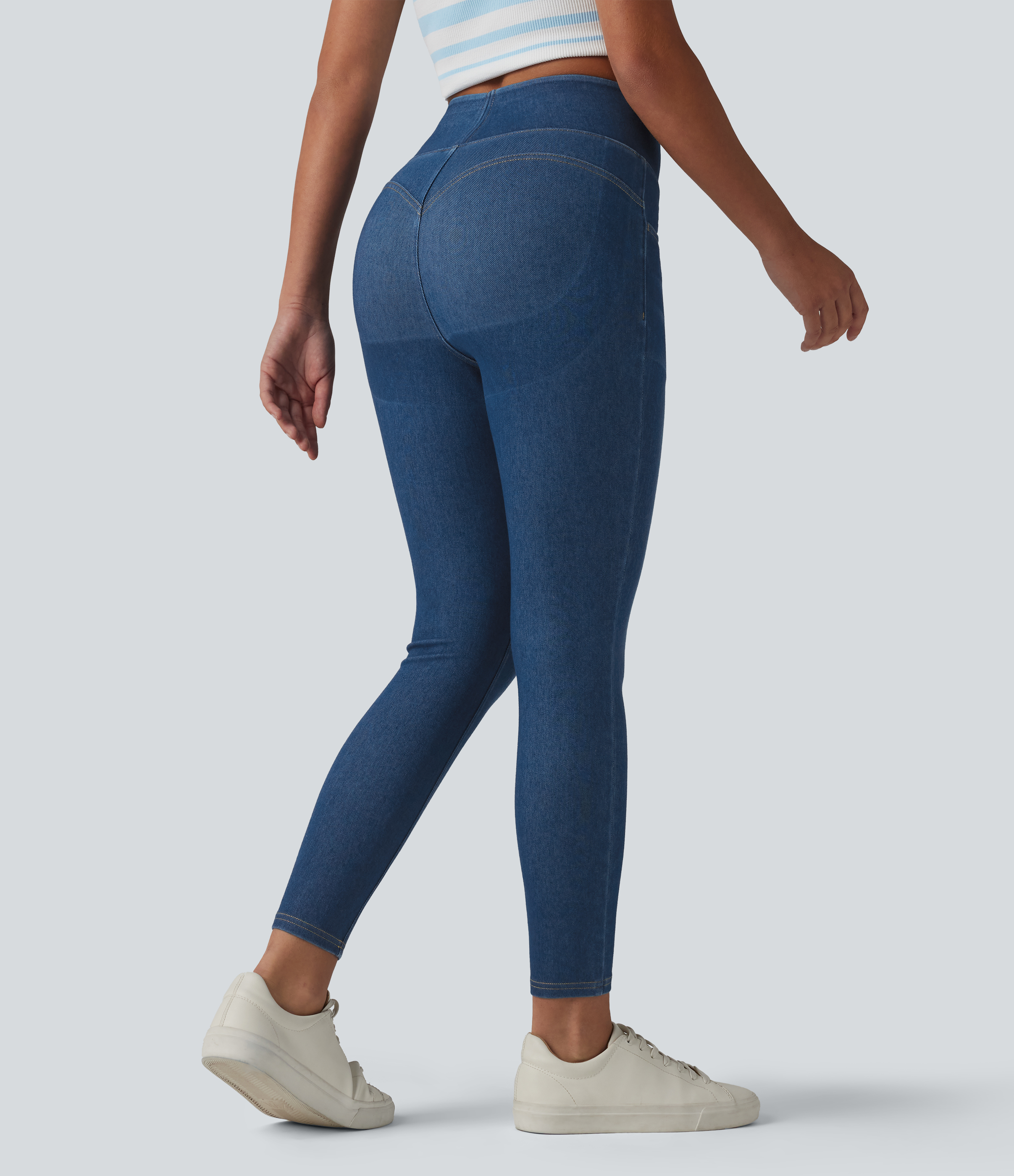 Women's Halara Flex™ High Waisted Tummy Control Butt Lifting Denim
