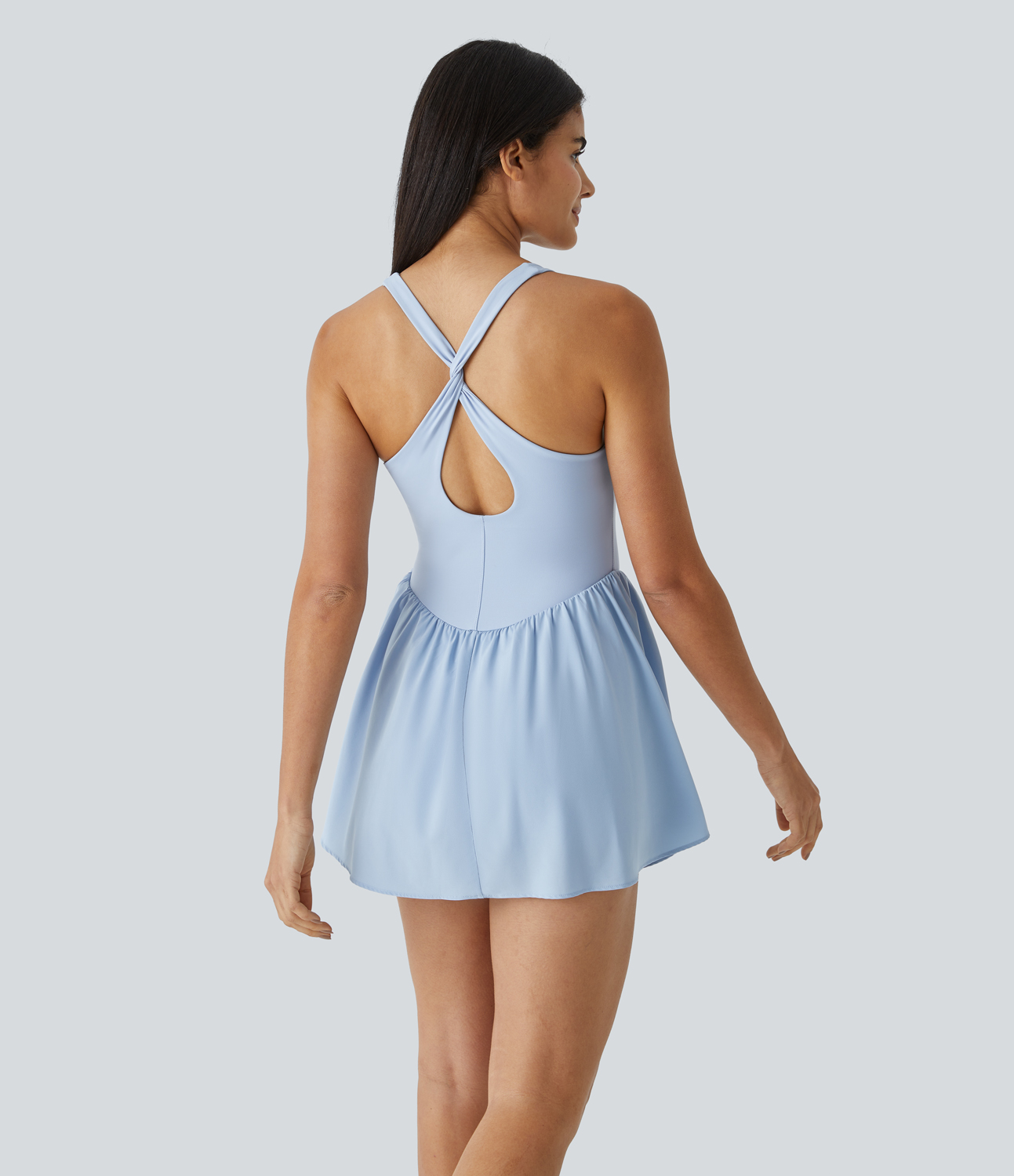 Angel Falls Vestido mini deportivo Breezeful™ para pádel fluido estilo corset 2 en 1 con bolsillos, secado rápido y en copas D-F / 2