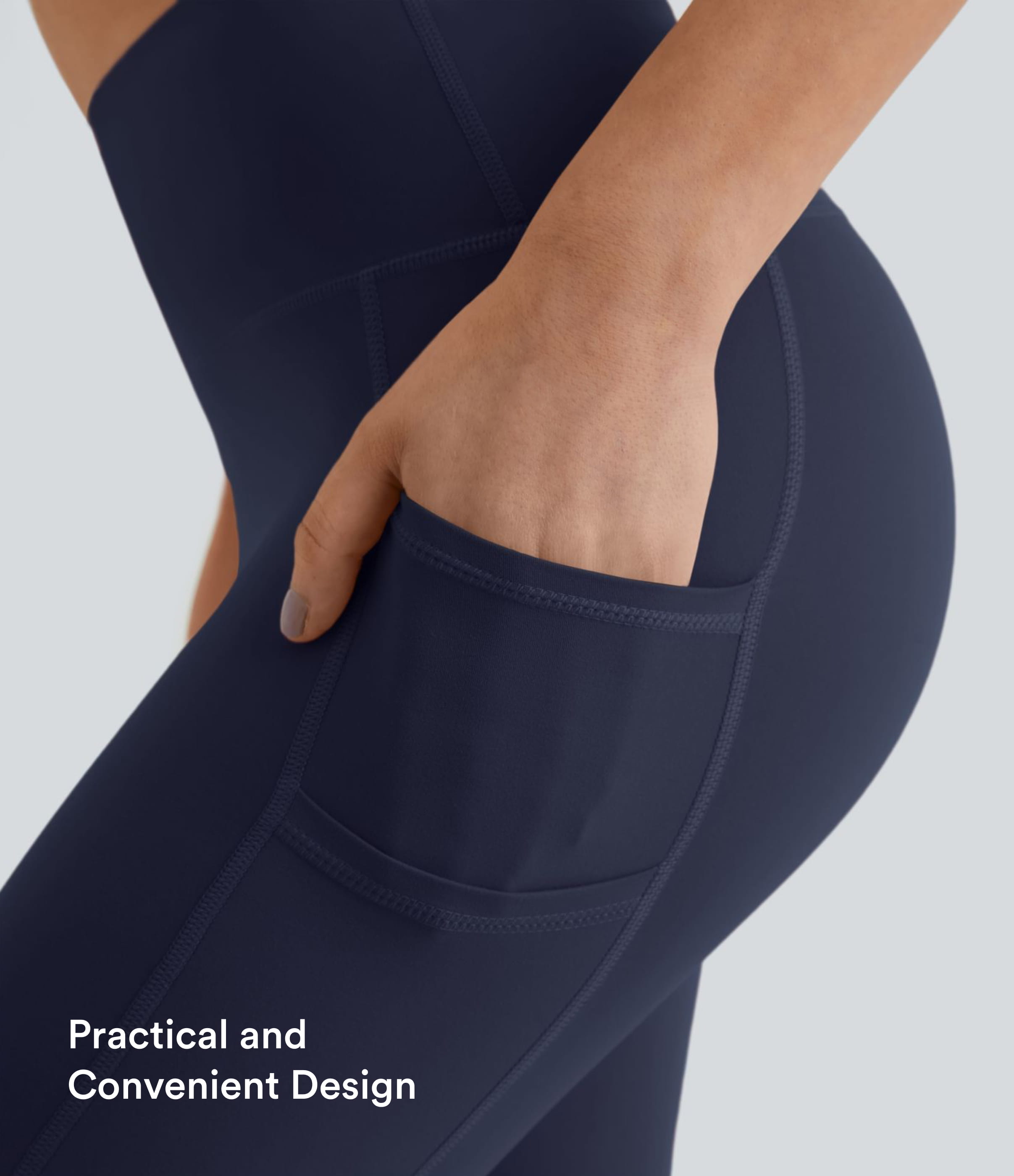 Women's SoftlyZero™ High Waisted Double Pockets Plain Leggings