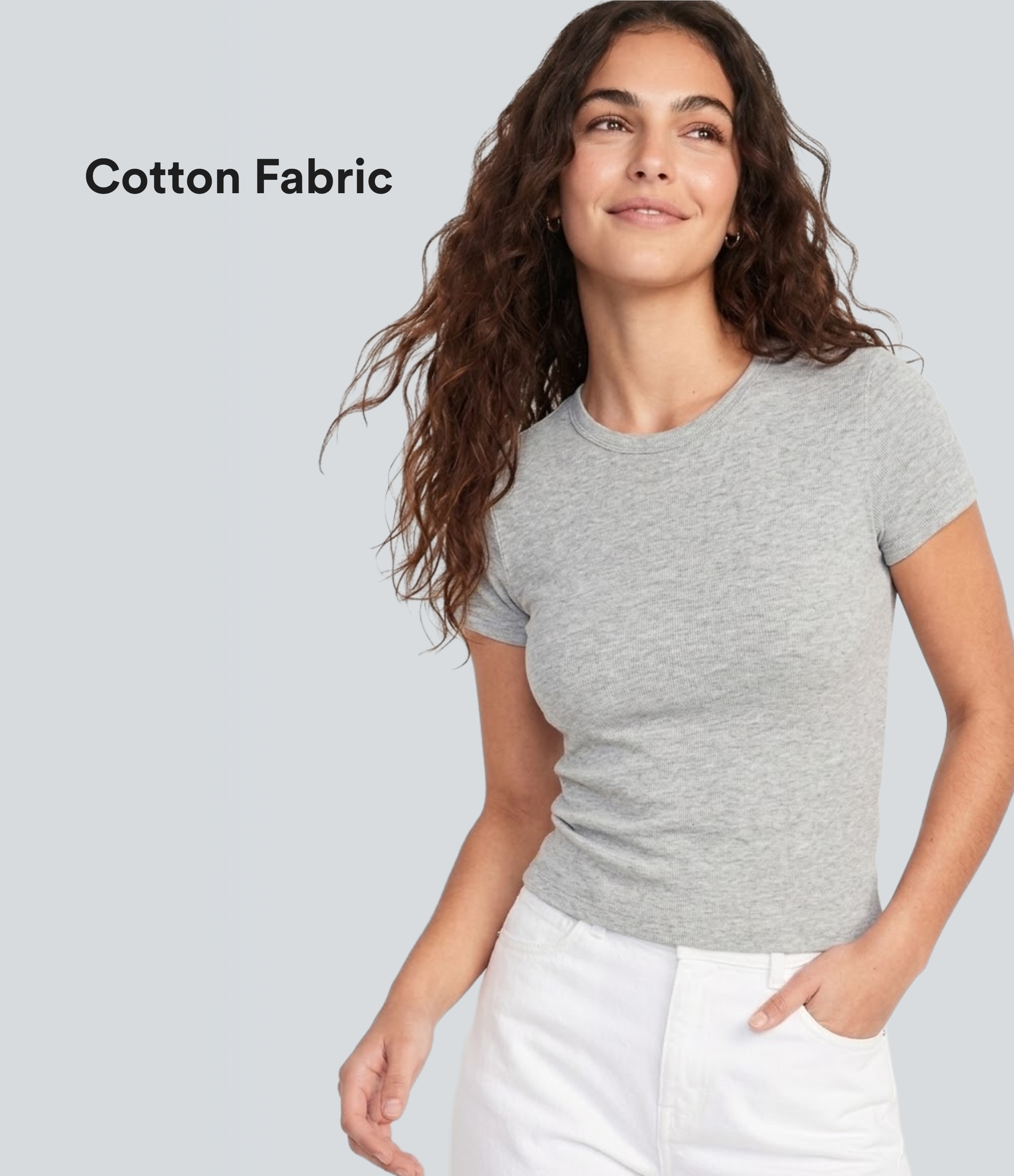 Halara Cotton Jersey Round Neck Short Sleeve Casual T-Shirt