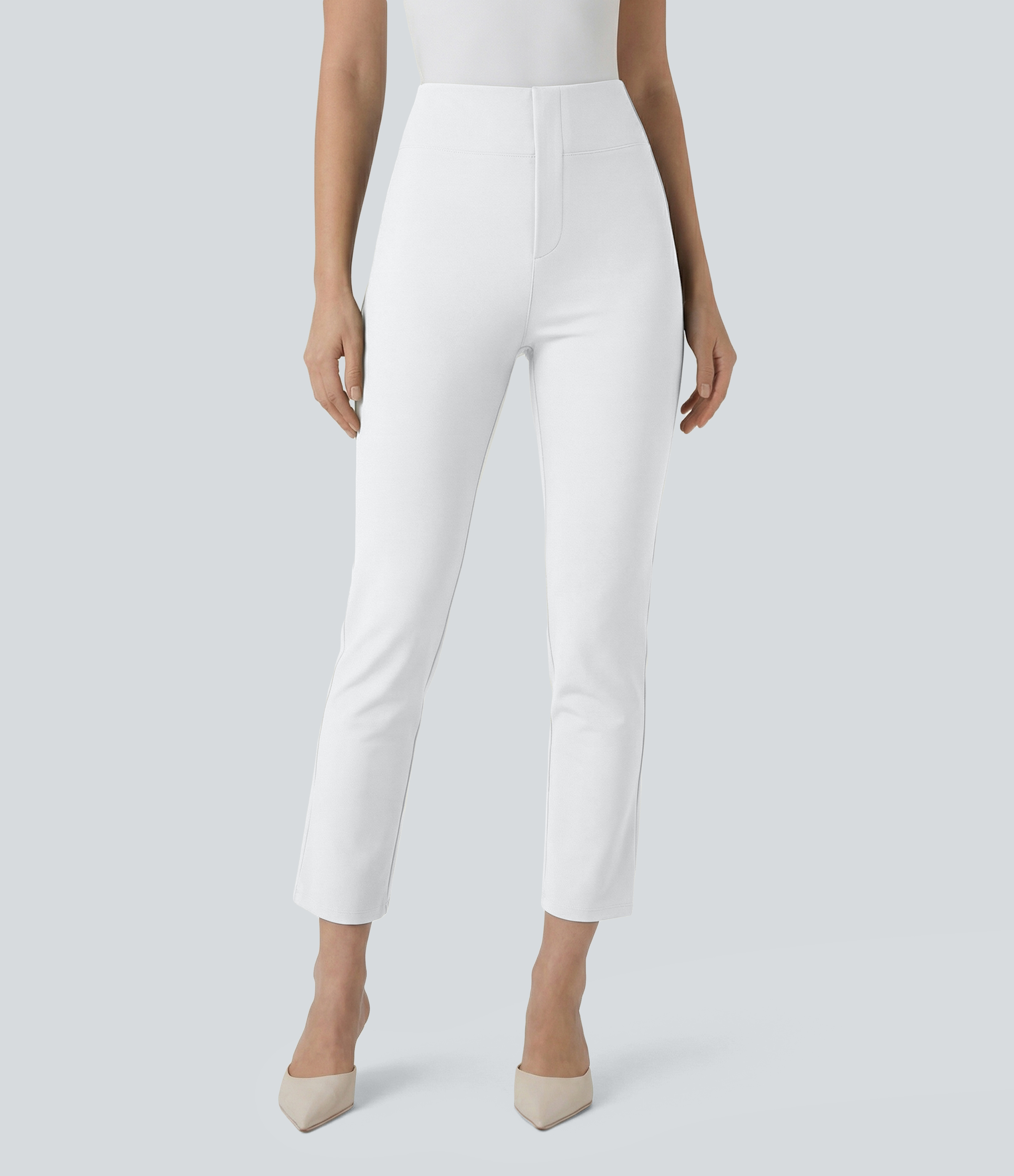 Halara Flex™ High Waisted Pocket Tapered Cropped Work Pants