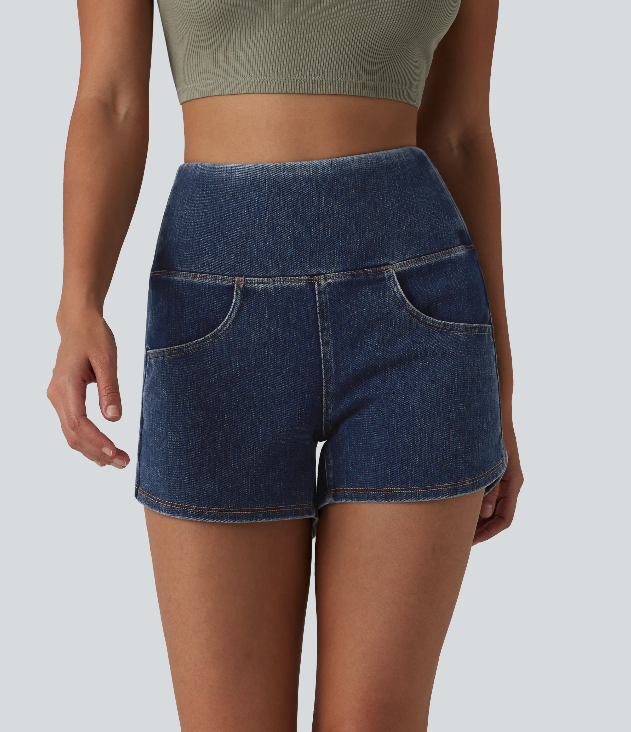 Women's Halara Flex™ High Waisted Tummy Control Curved Hem Skinny