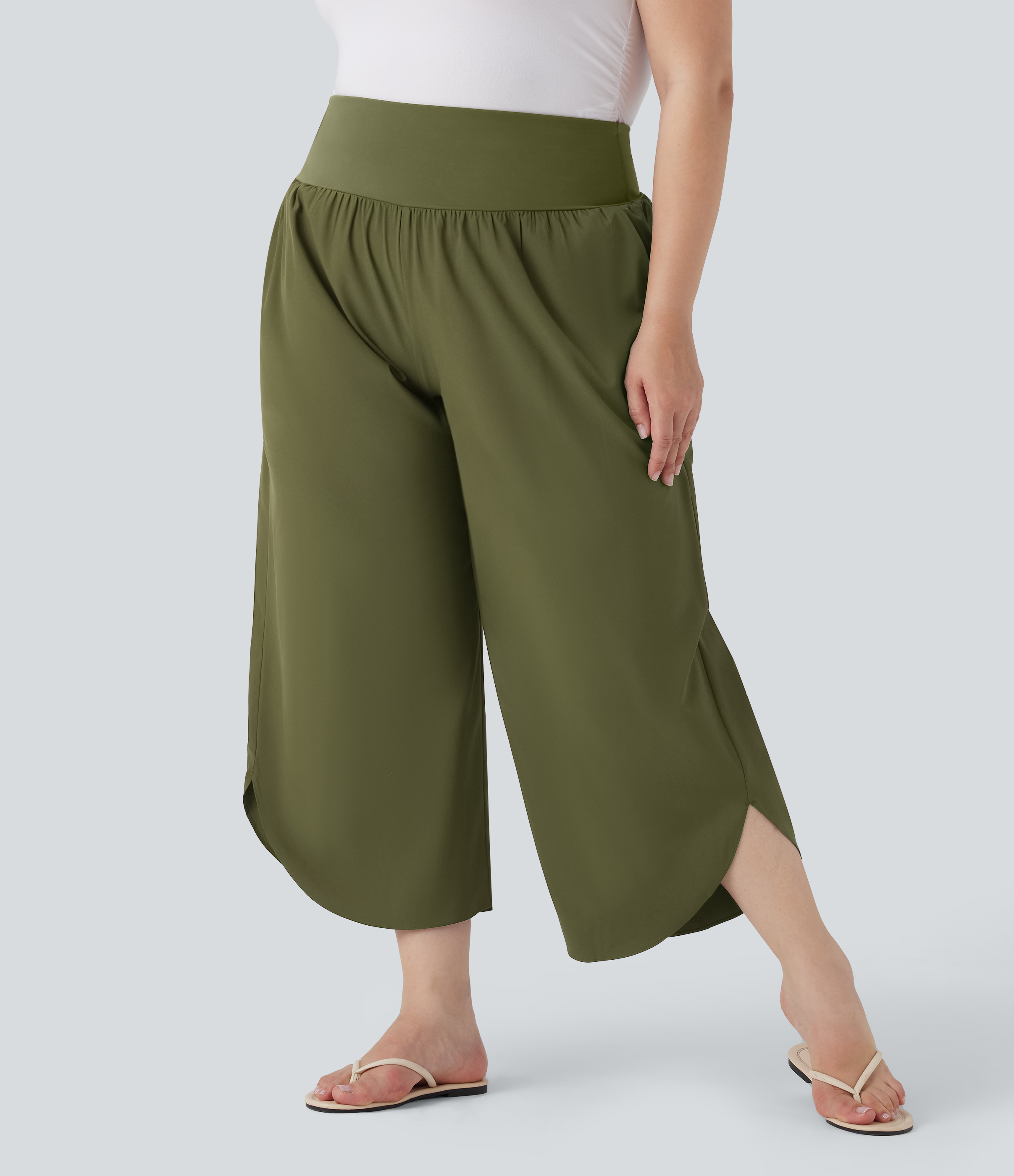 Women's Plus Size Breezeful™ High Waisted Tummy Control Hem Quick