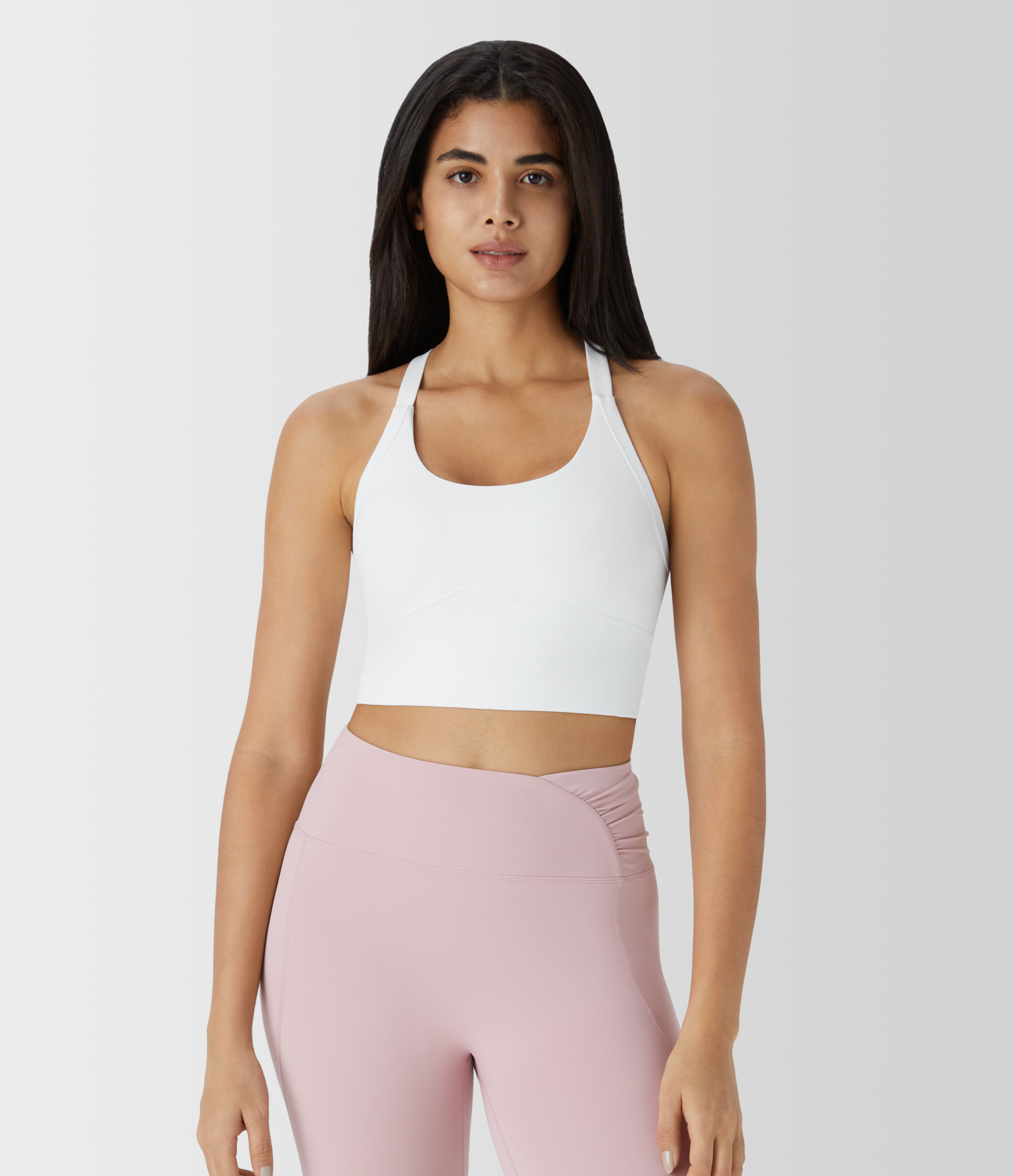 SoftlyZero™ Plush Cut Out Cropped Yoga Tank Top
