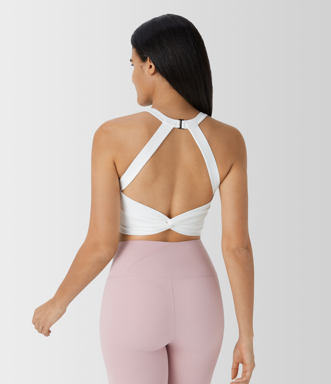 SoftlyZero™ Plush Cut Out Cropped Yoga Tank Top
