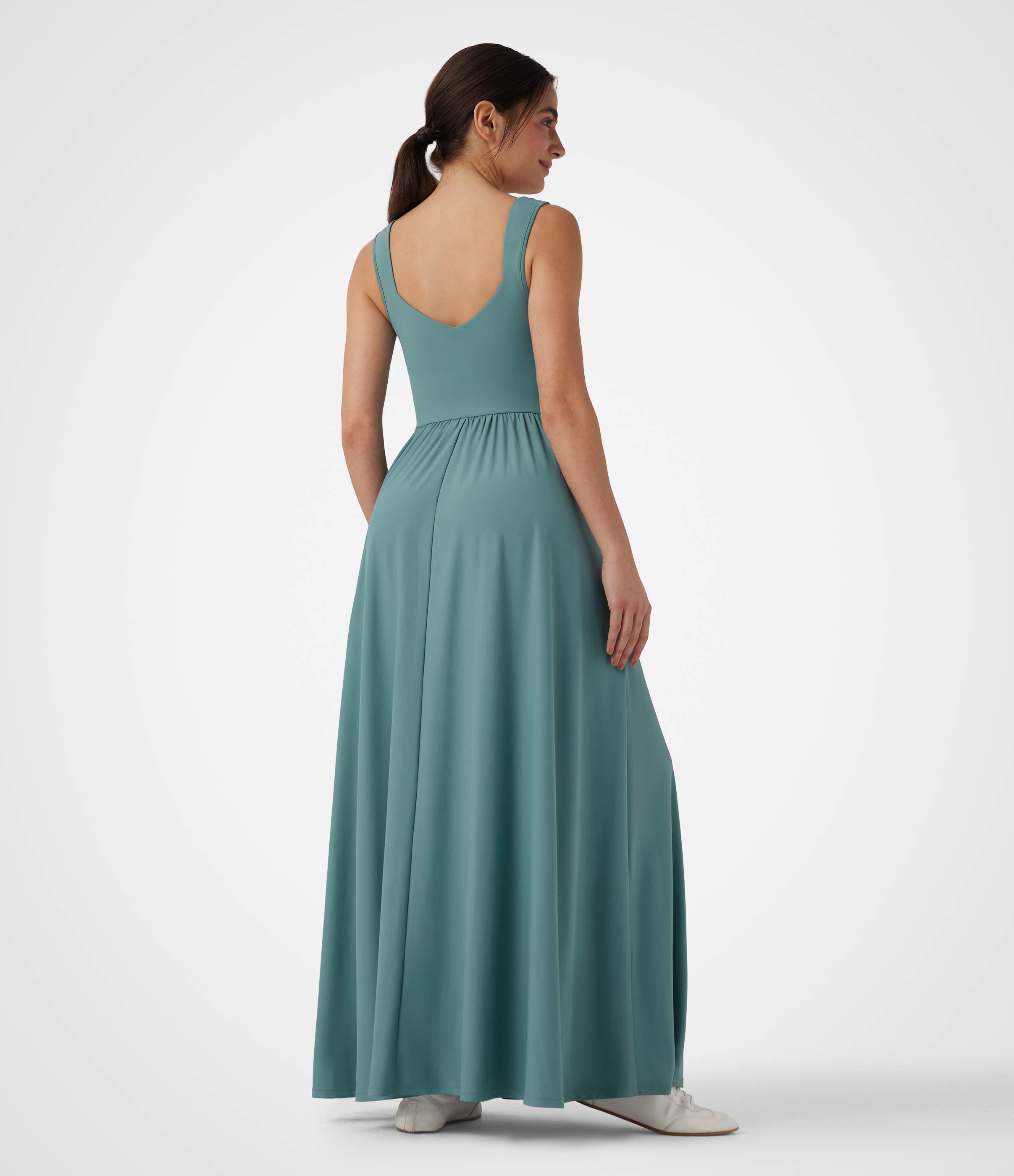 Flowy Maxi Casual Dress with Pockets