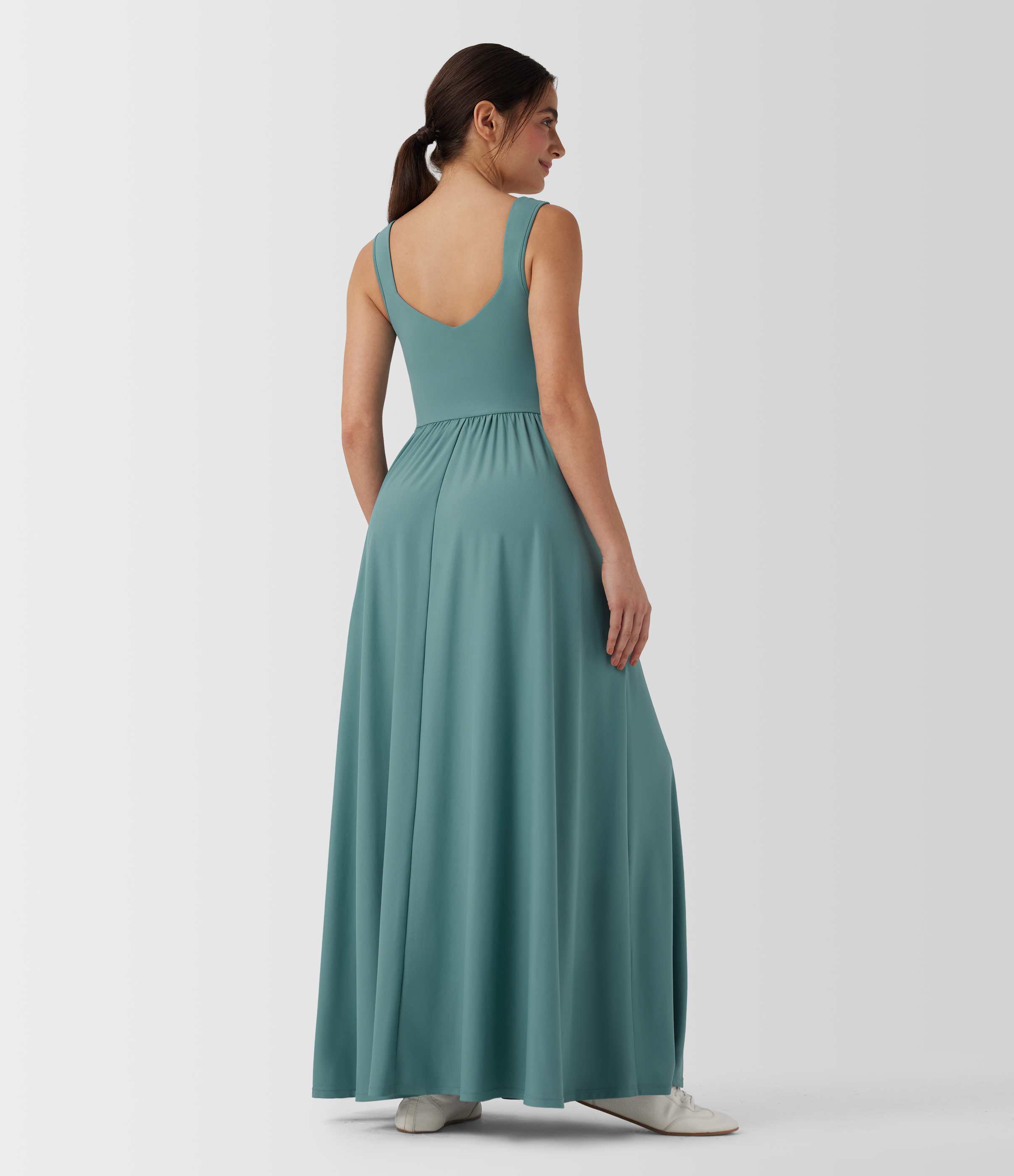 Flowy Maxi Casual Dress with Pockets