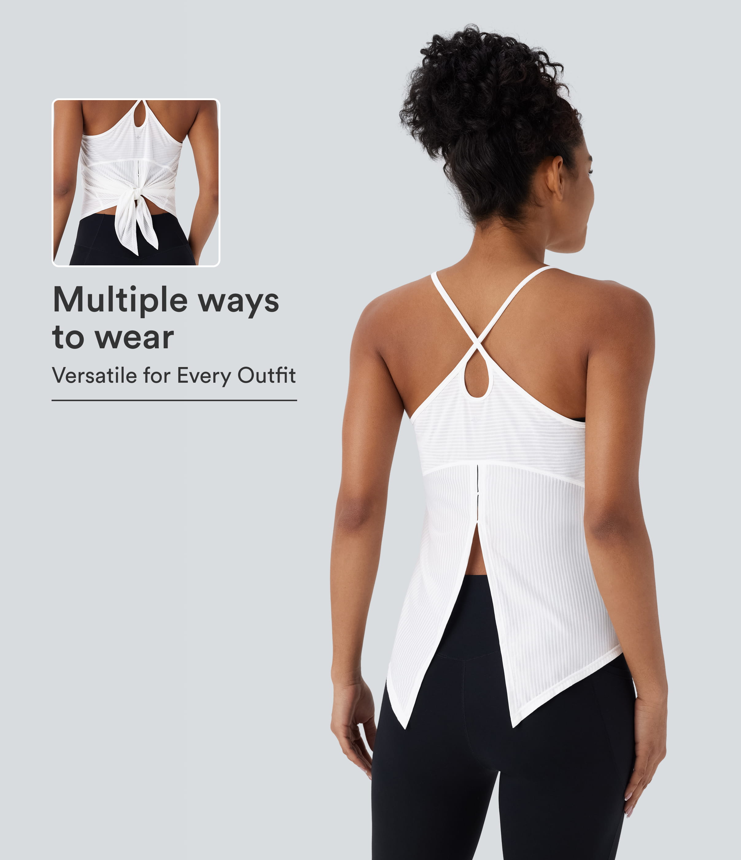 Hem Quick Dry Yoga Cami Top