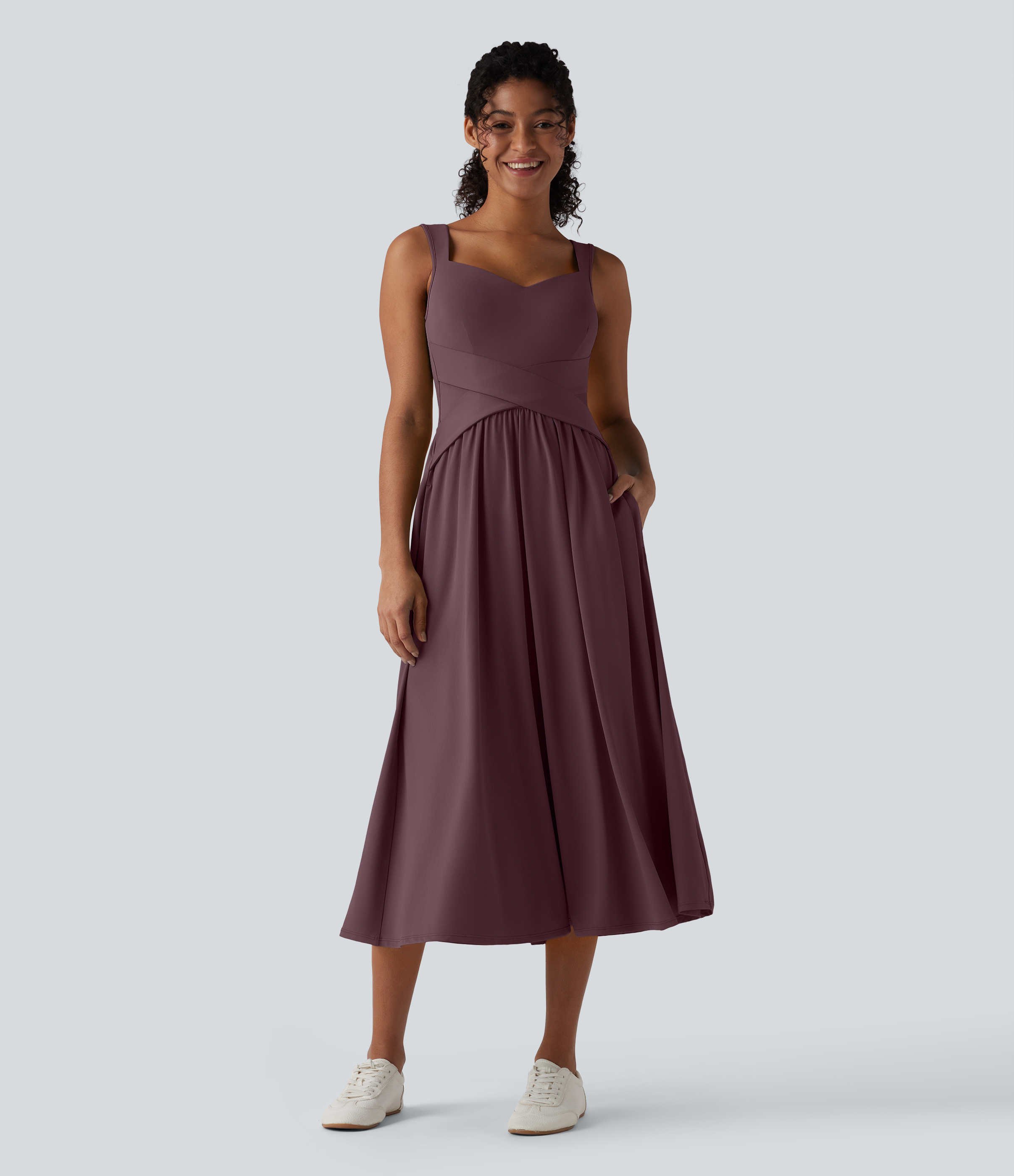 backless flowy dress Backless Red Chiffon Slit Maxi Dress Red / US 2
