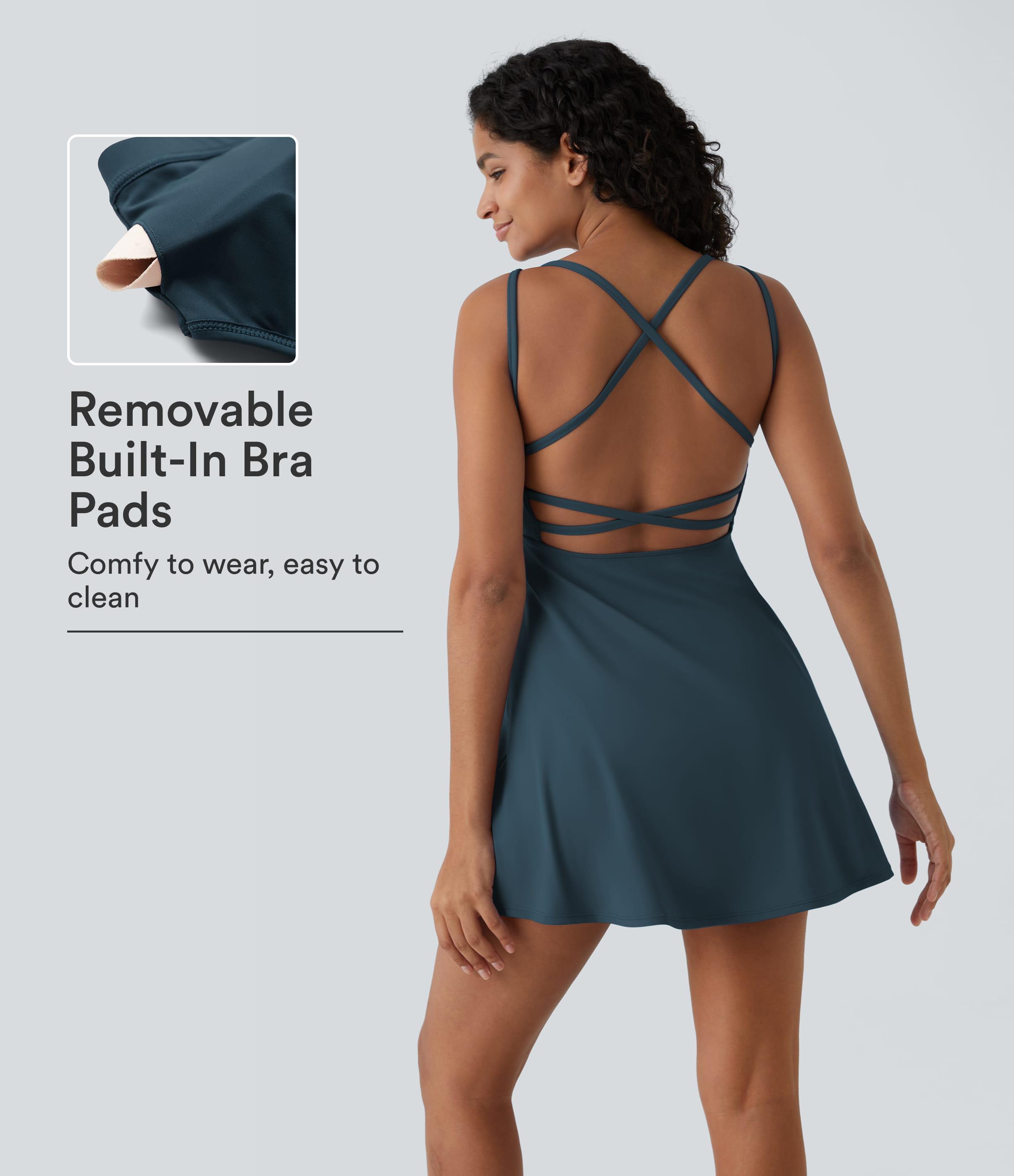 backless dress built in bra 4-Ply Silk V-Neck Dress With Bra Ivory / 10 / W125SL1653