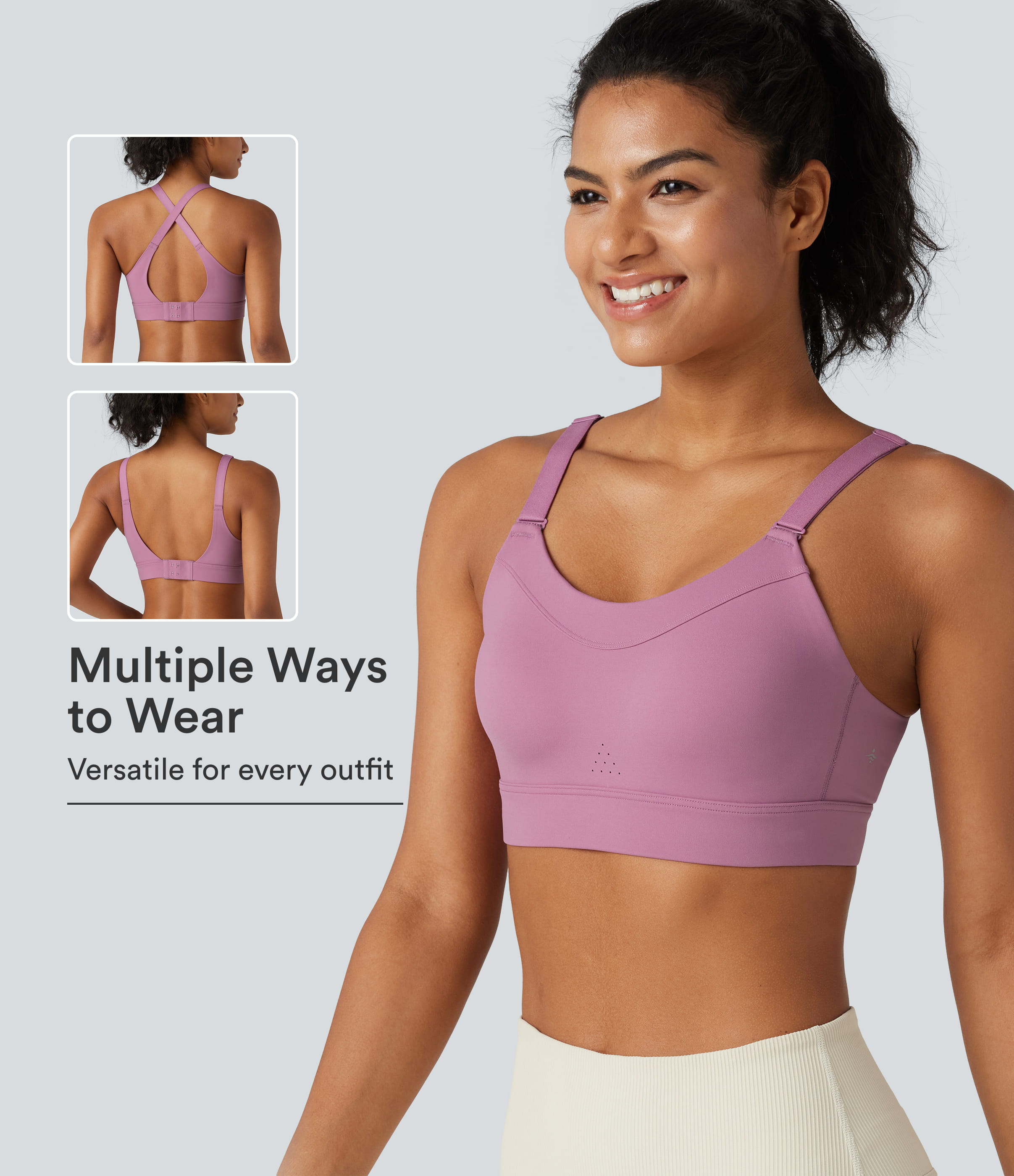Medium Support Molded Spacer Training Sports Bra