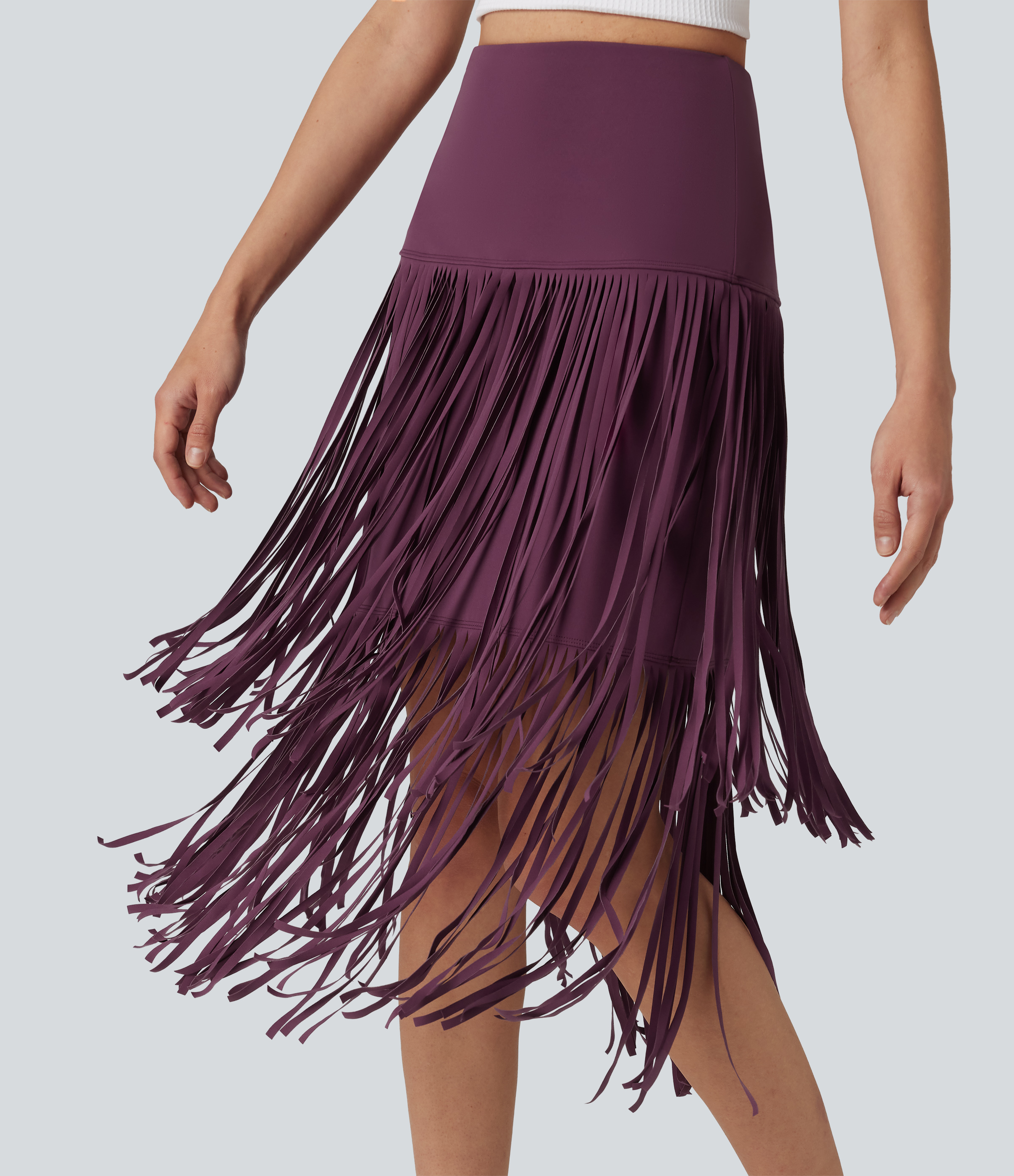 Women's Halara UltraSculpt™ Cool Quick Dry High Waisted Fringe Hem