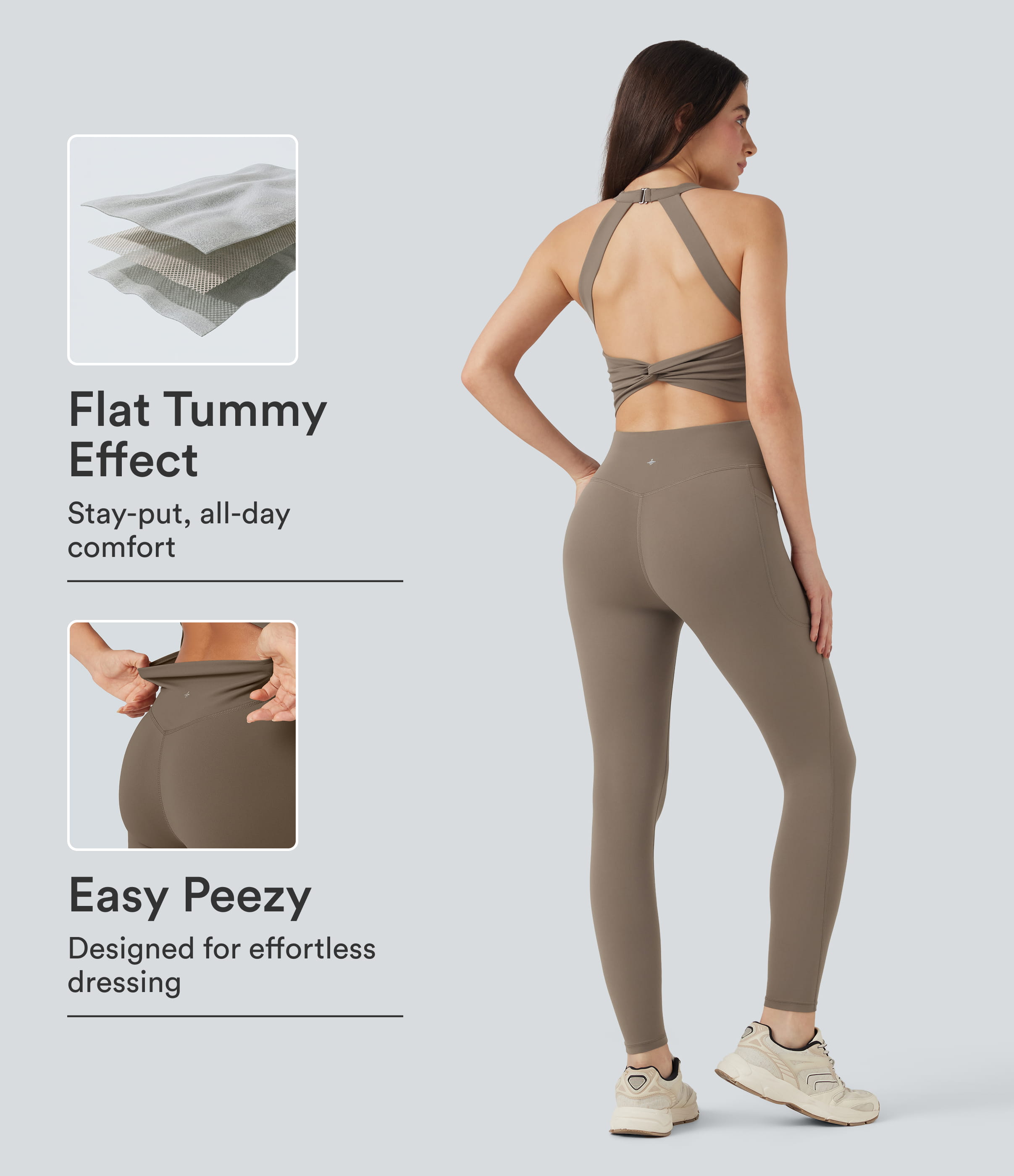 Halara UltraSculpt™ Tummy Control Training Jumpsuit with Pockets-Easy Peezy Edition