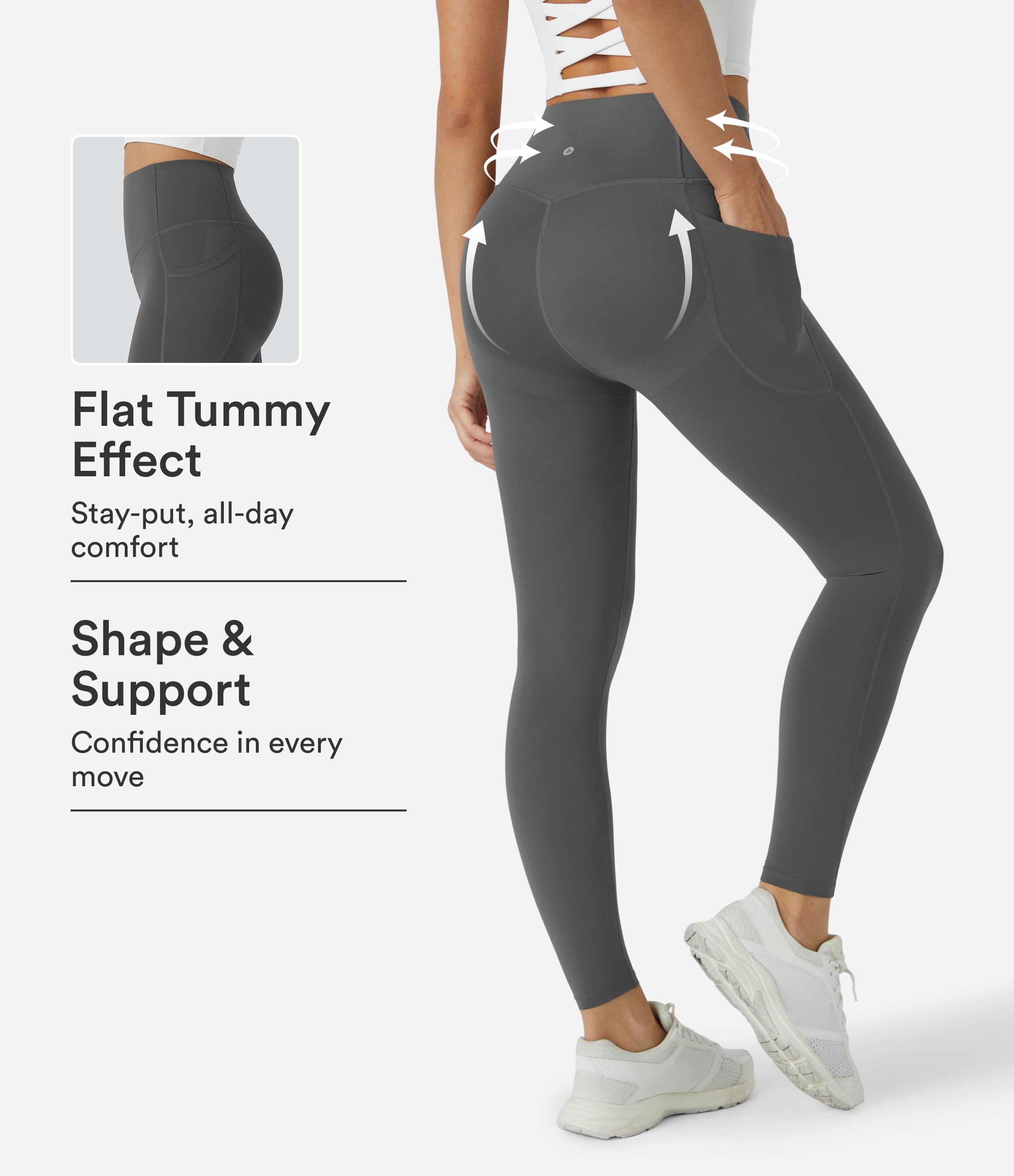 Halara UltraSculpt™ High Waisted Butt Lifting Tummy Control Pocket Shaping Workout Leggings