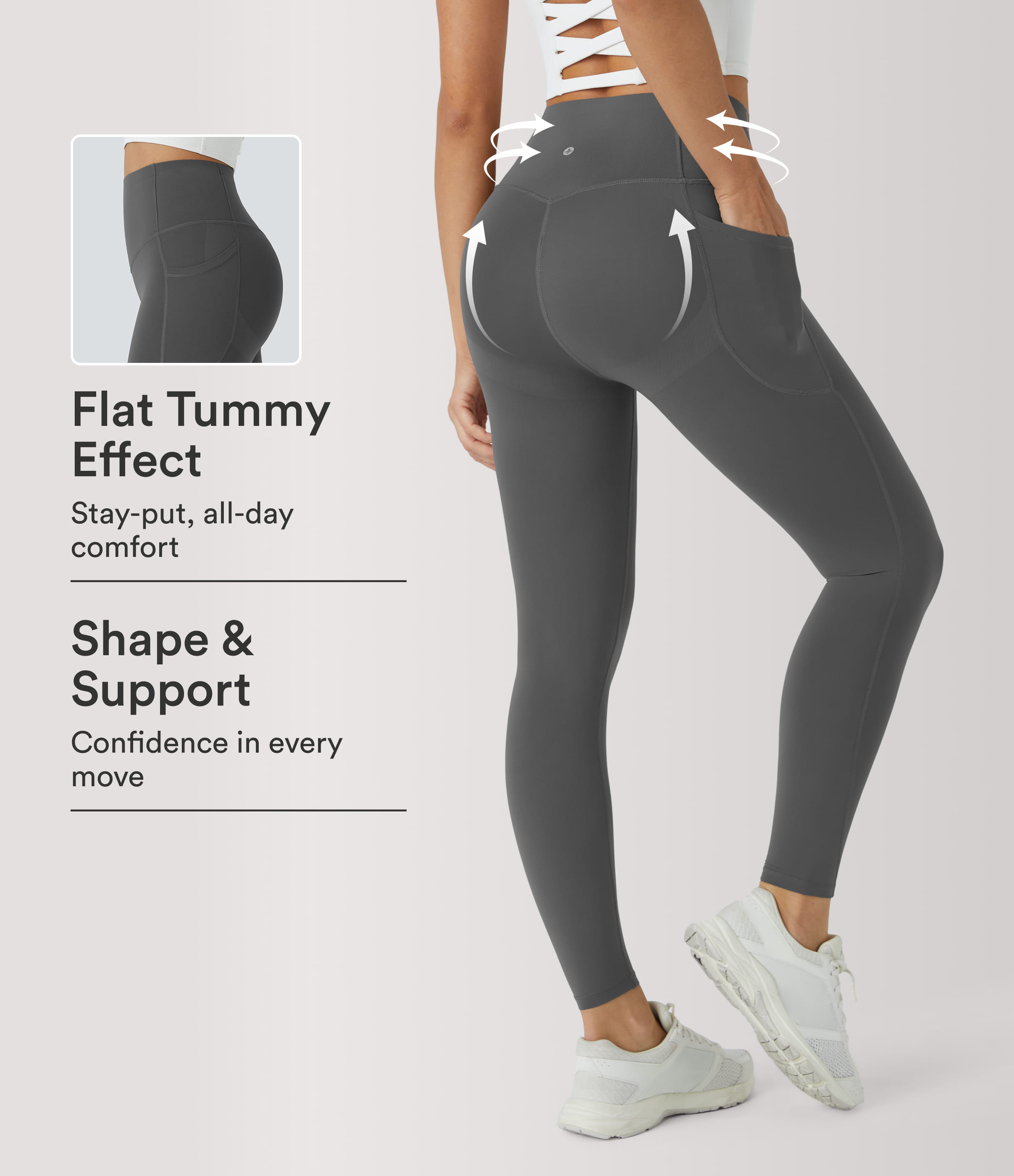 Halara UltraSculpt™ High Waisted Butt Lifting Tummy Control Pocket Shaping Workout Leggings