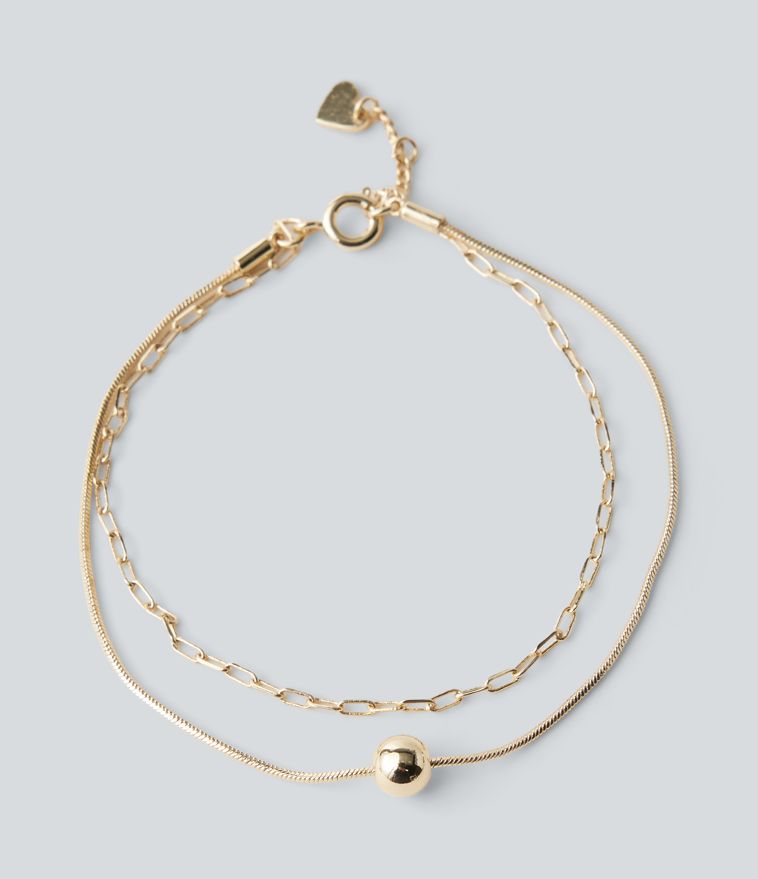 Chain Ball Pendant Bracelet