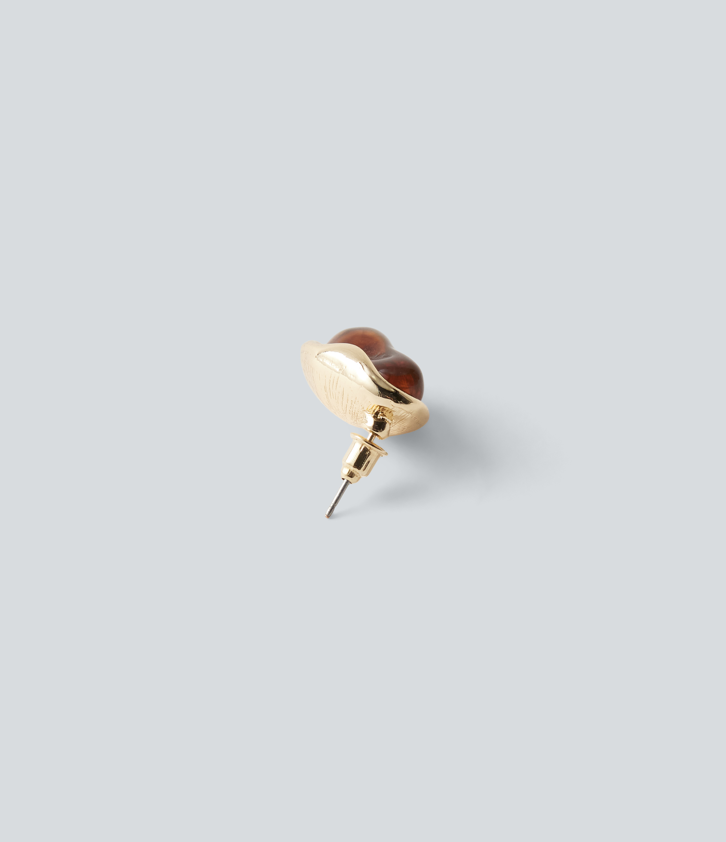Gold Alloy Stone Earrings / 2