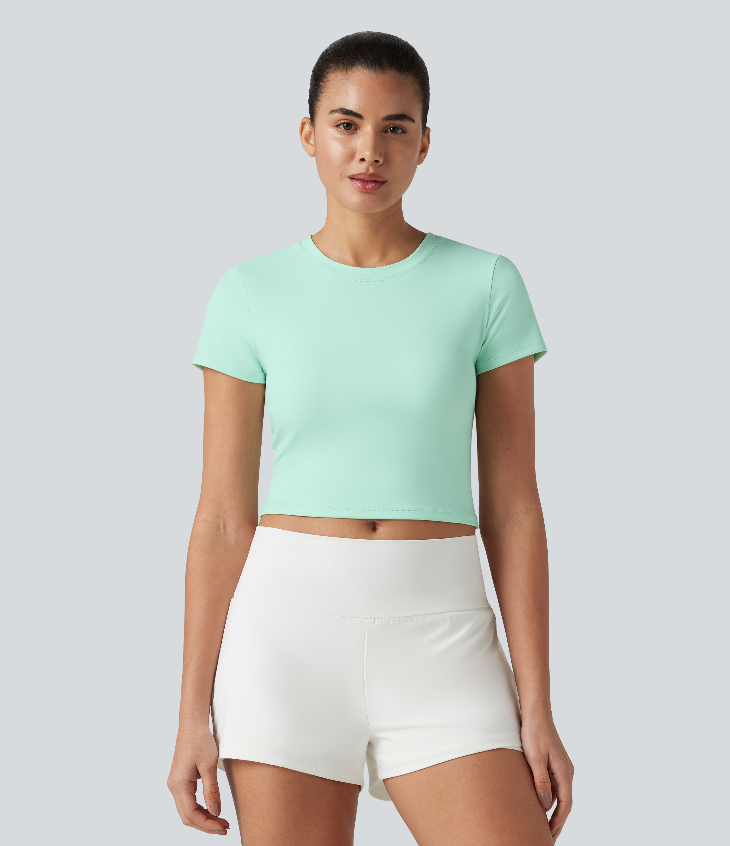 Honeydew Softlyzero™ Airy - Sport-Top mit Rundhalsausschnitt, kurzen Ärmeln, überkreuztem Rückendesign und InstantCool / 2