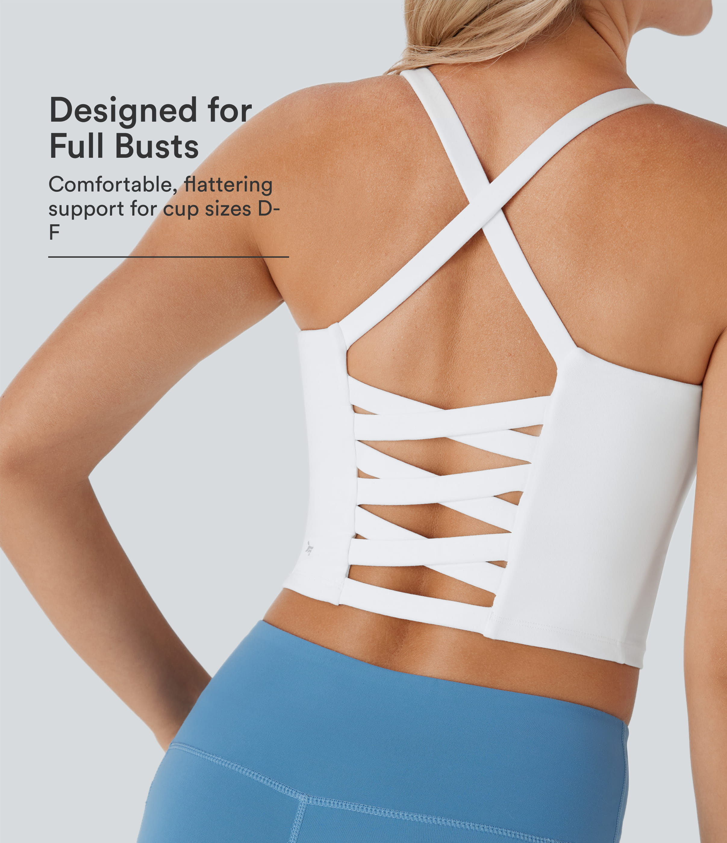 Cropped Yoga Tank Top DD-F Cups