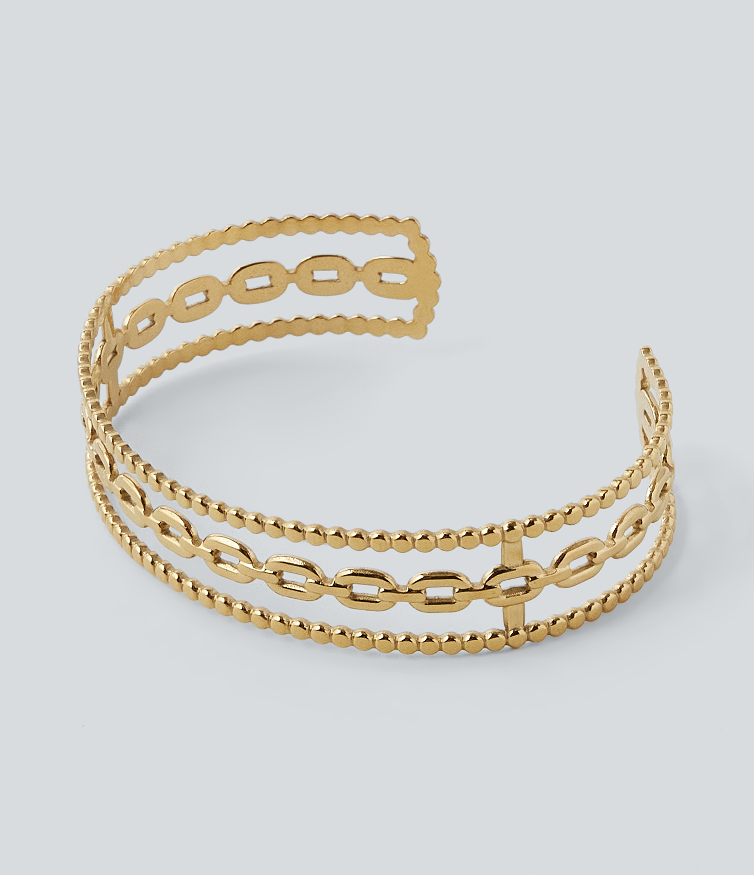 Hollow Out Open Bracelet