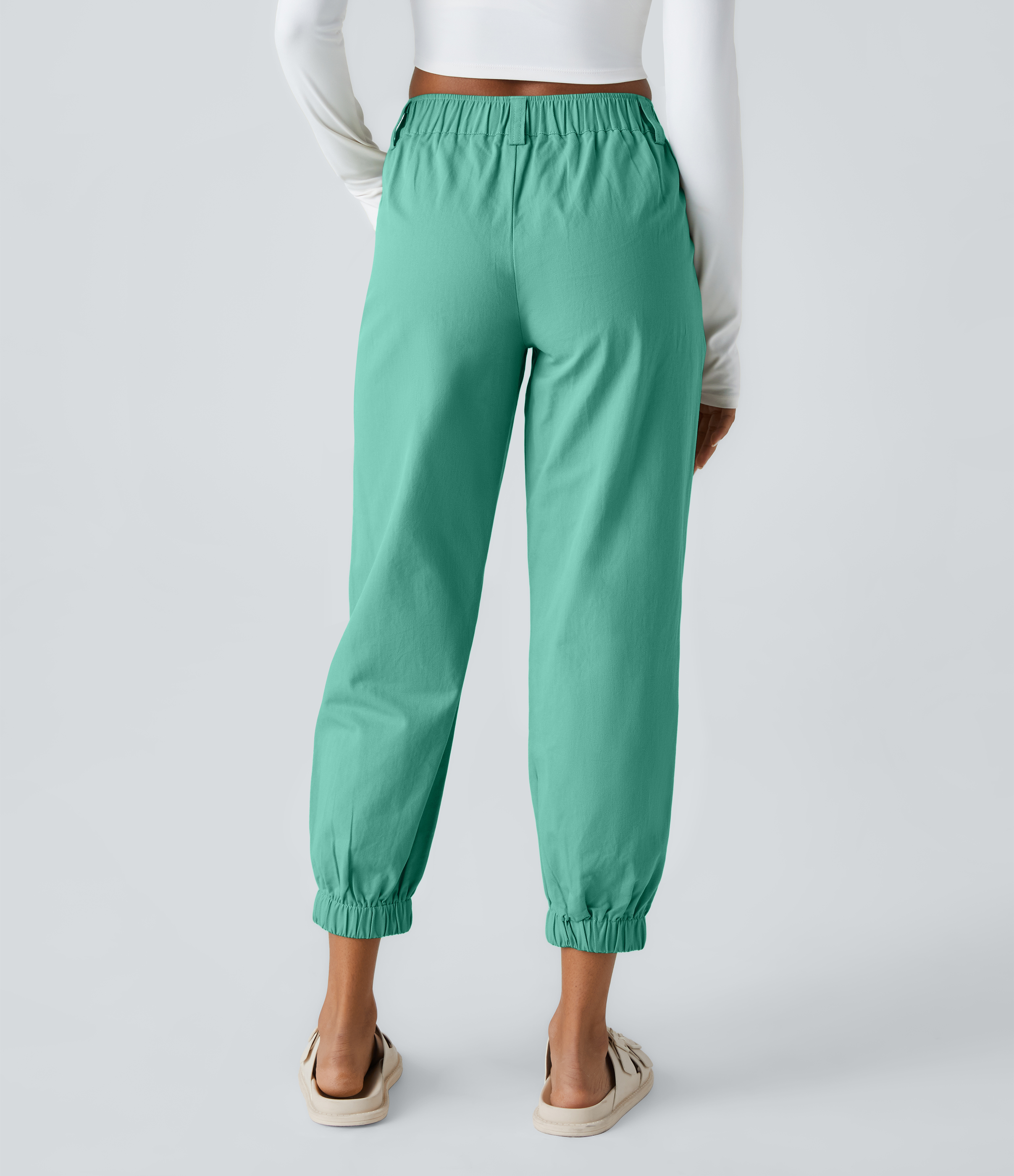 Cascade Joggers décontractés taille mi-haute avec poches / 2