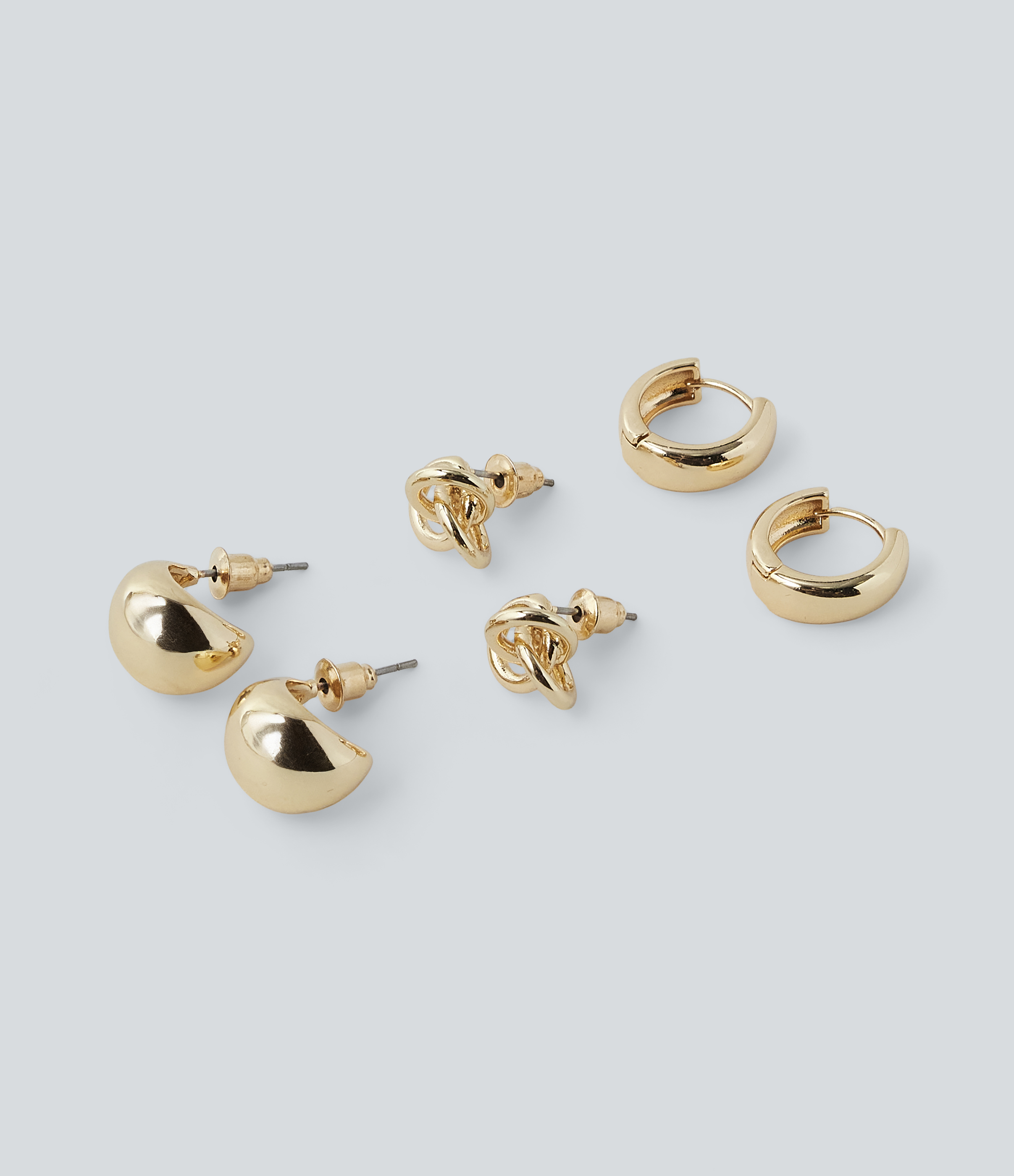 3 Pairs Earrings Set