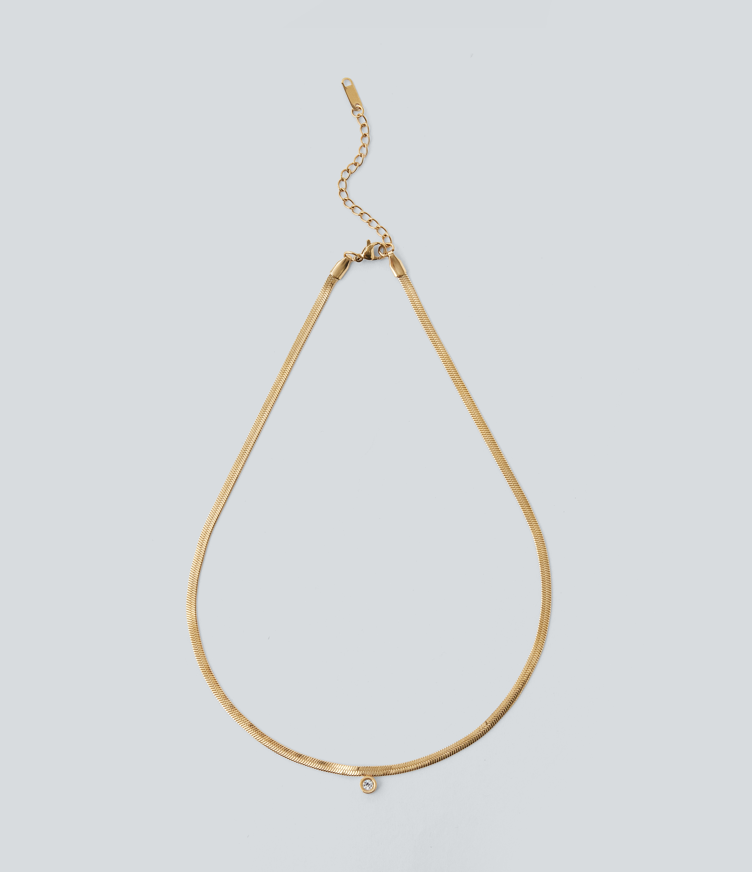 Collier pendentif en strass