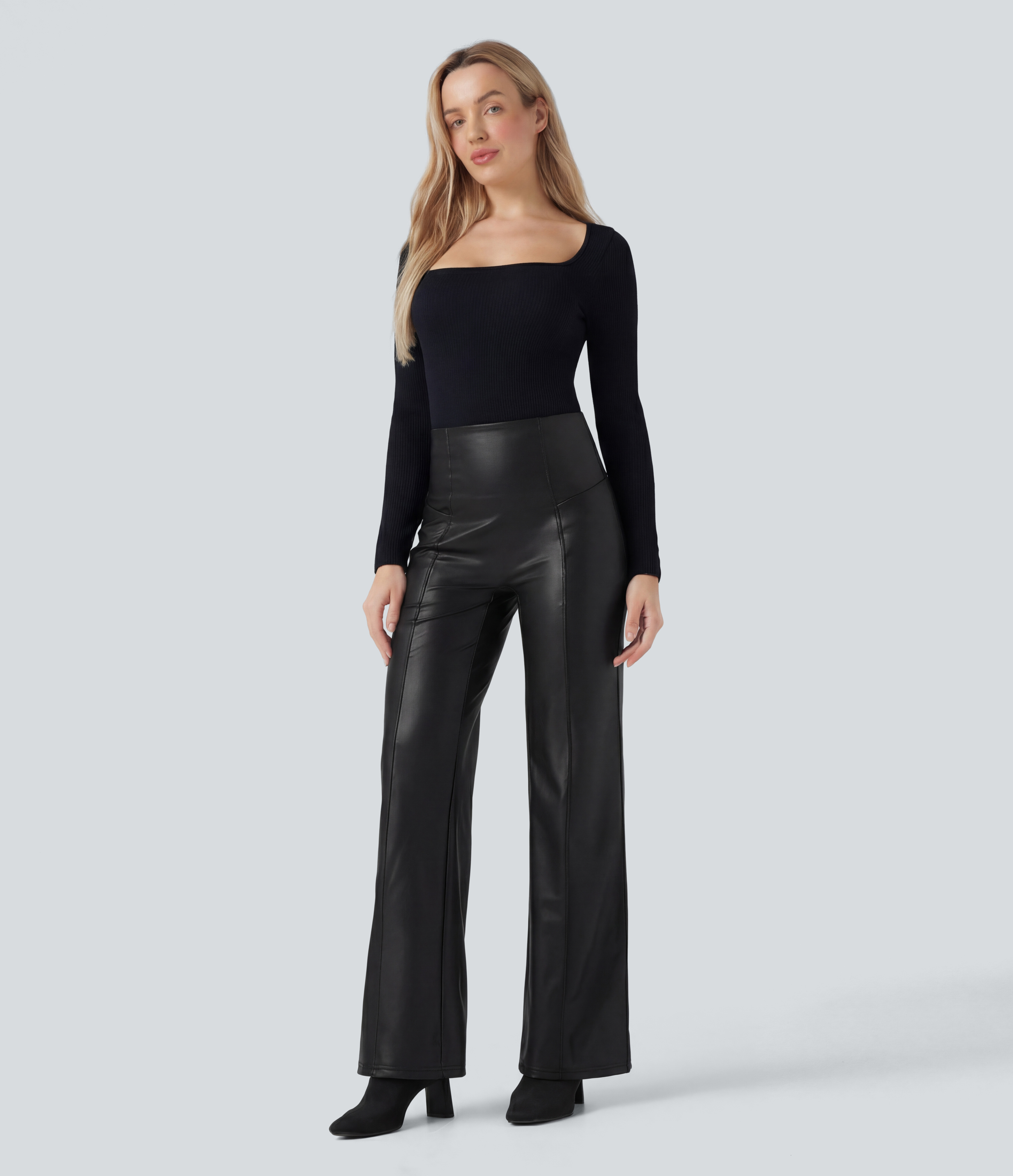 Faux Leather Pants
