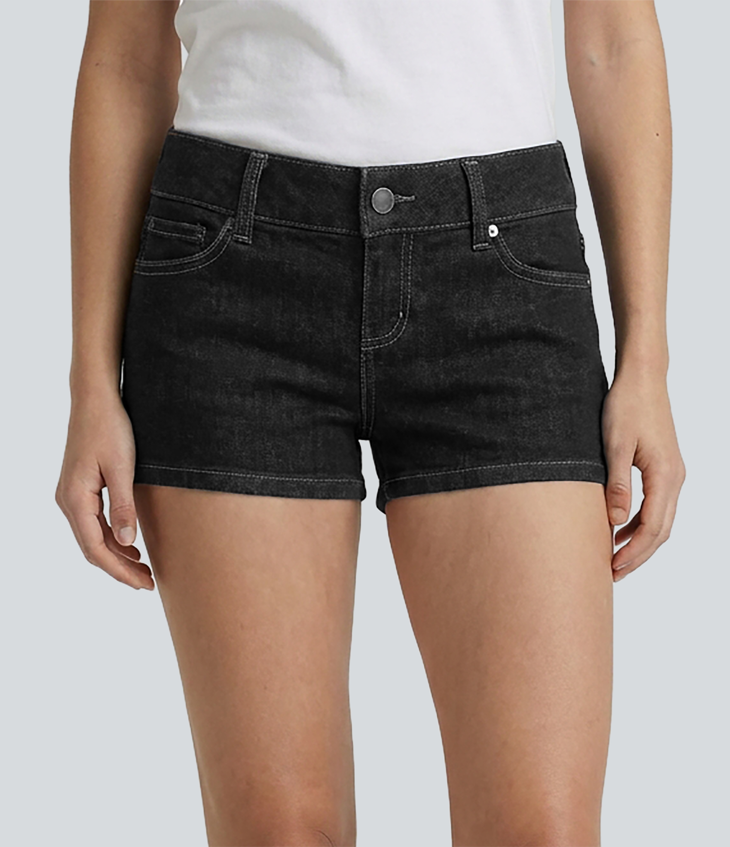Halara Flex™ Mid Rise Denim Casual Shorts with Pockets