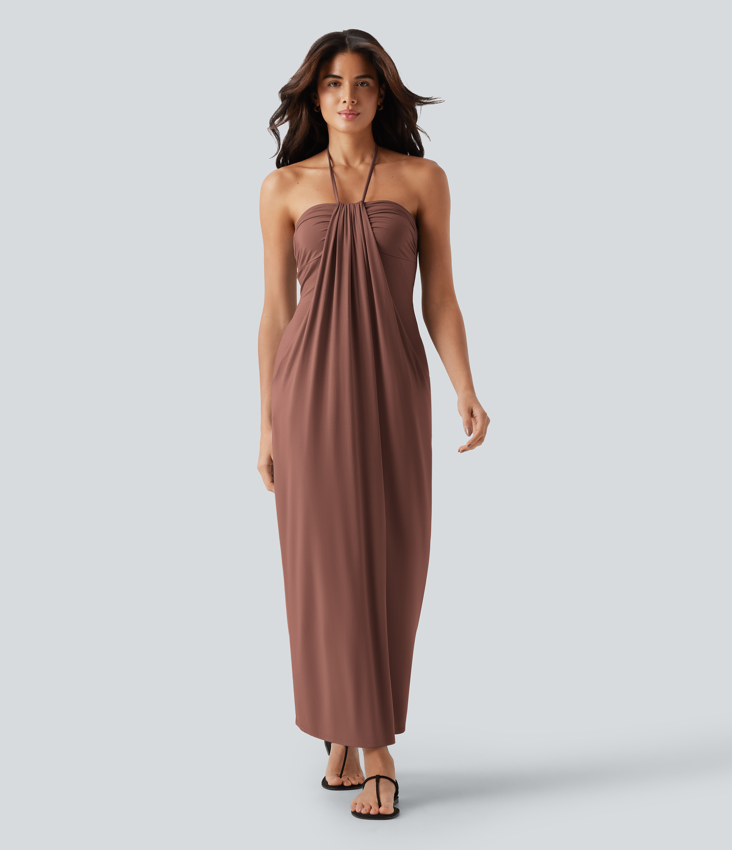 ruby halter dress Ruby Halter Neck Sleeveless Velvet Short Dress