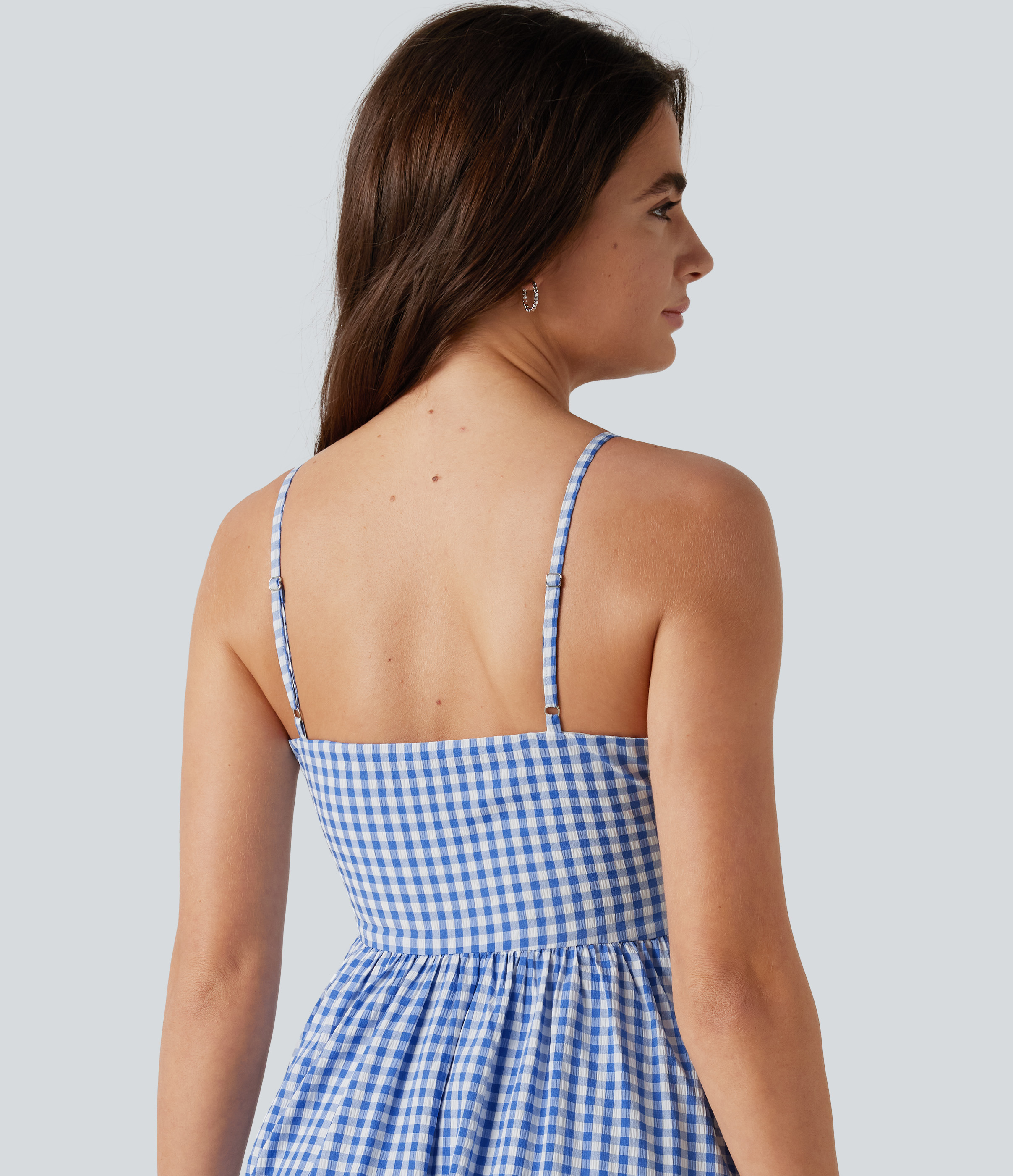 baby blue baby dress European Summer Maxi Slit Dress-Baby Size:12-18 Months 2025 GLOBAL VACATION SHOP Mik is 171cm Katharine Baby Dress &