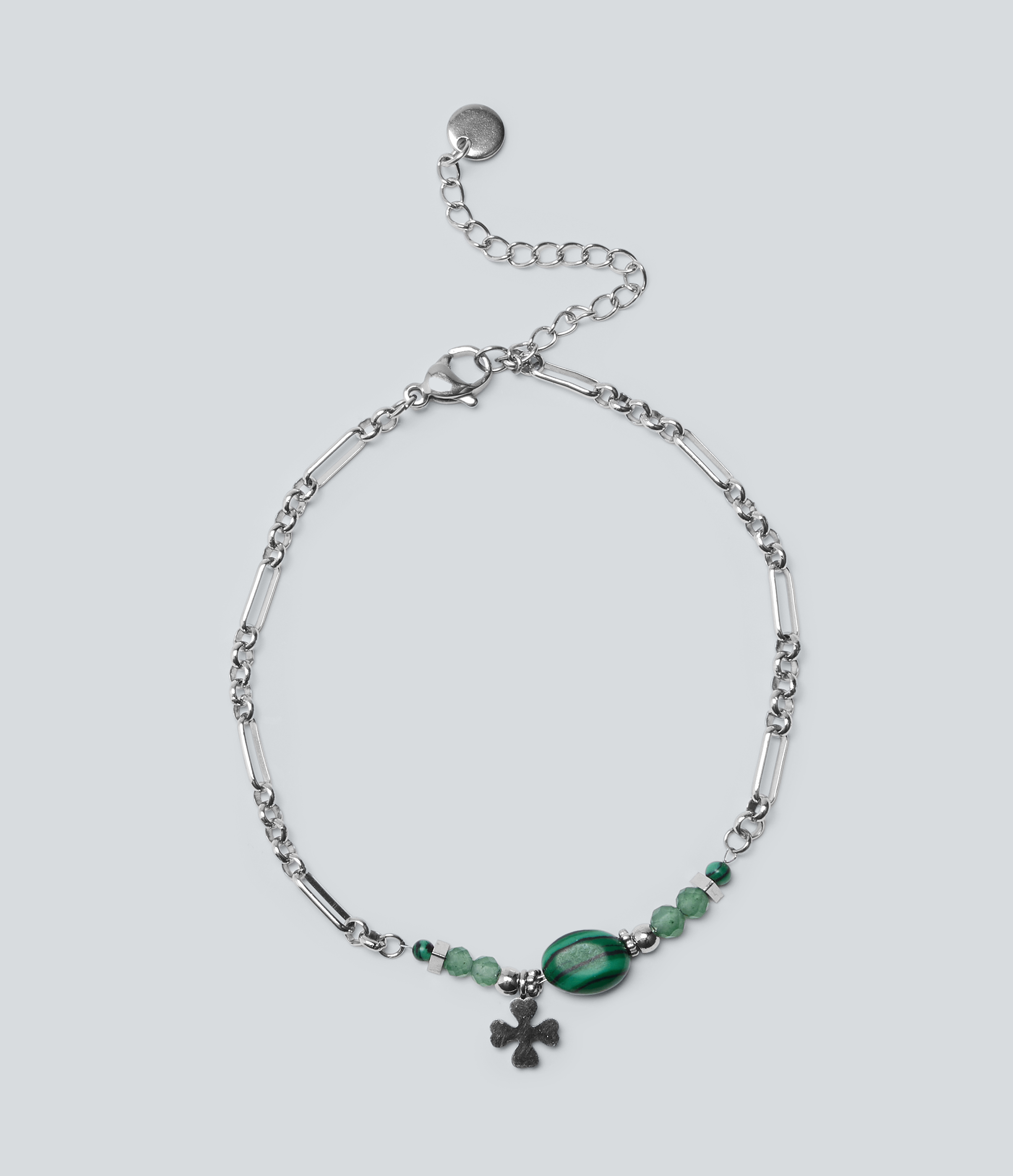 Stainless Steel Pendant Bracelet