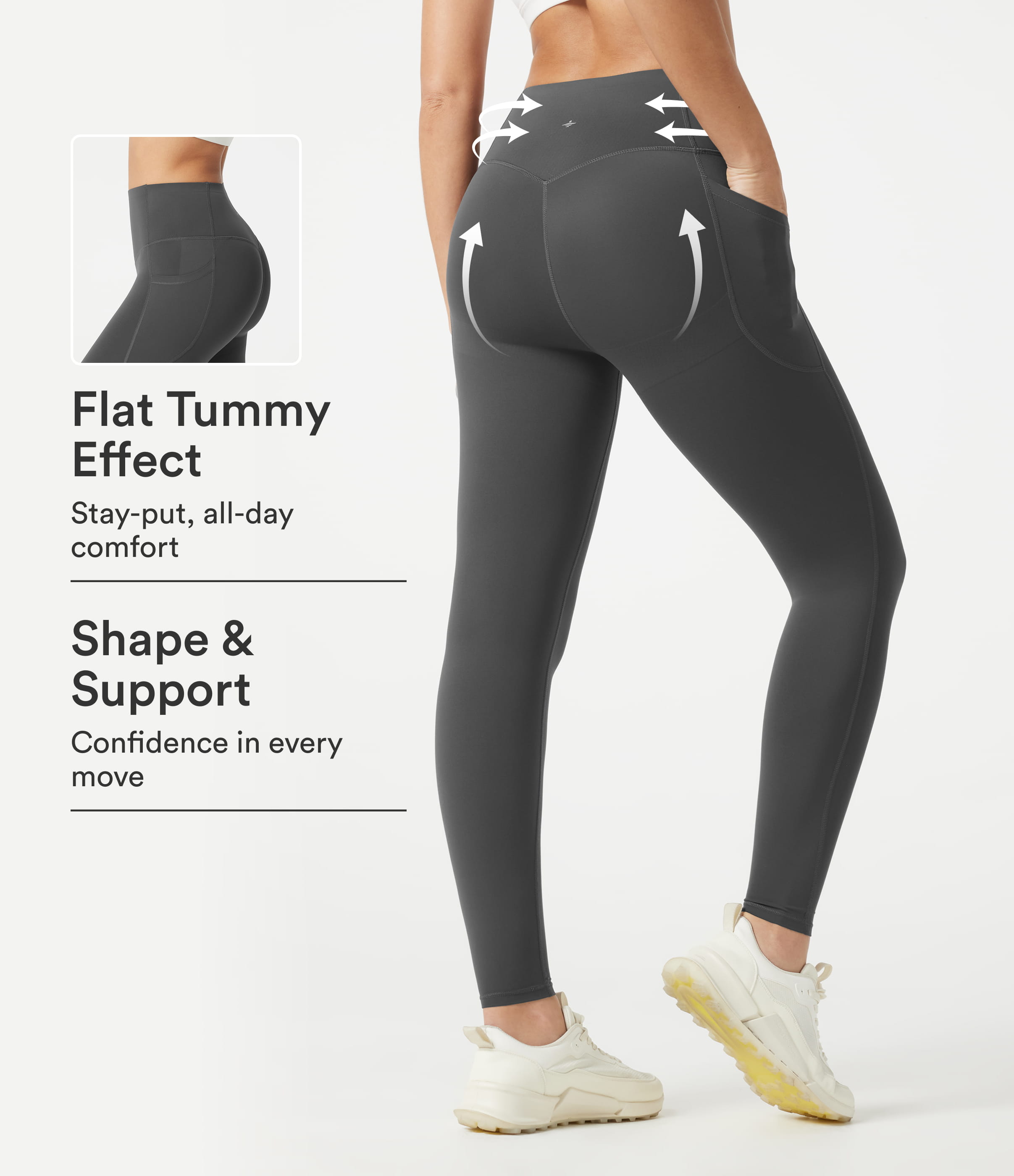 Halara UltraSculpt™ High Waisted Butt Lifting Tummy Control Pocket Shaping Workout Leggings