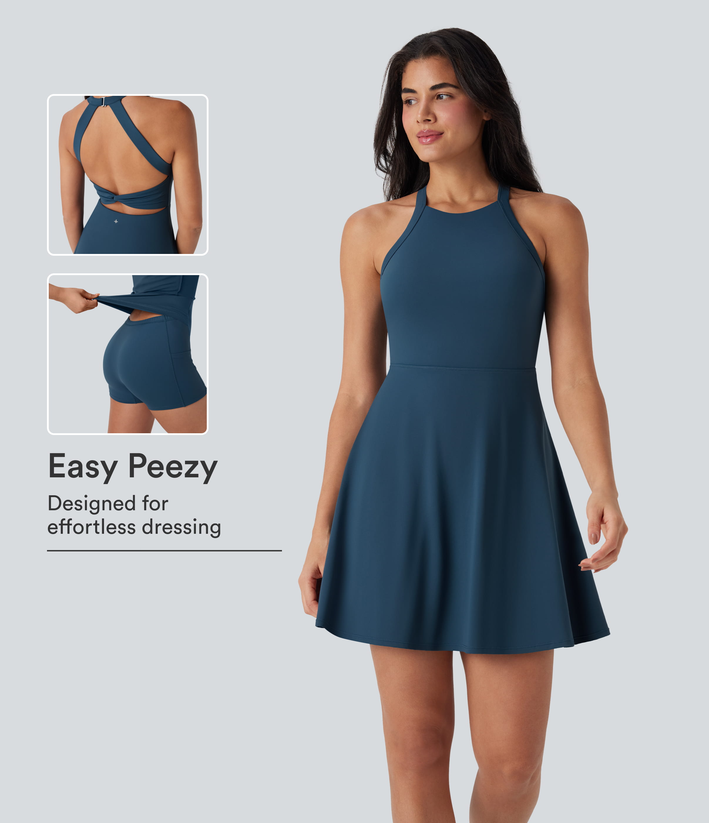 SoftlyZero™ Airy InstantCool Dance Active Dress-Easy Peezy
