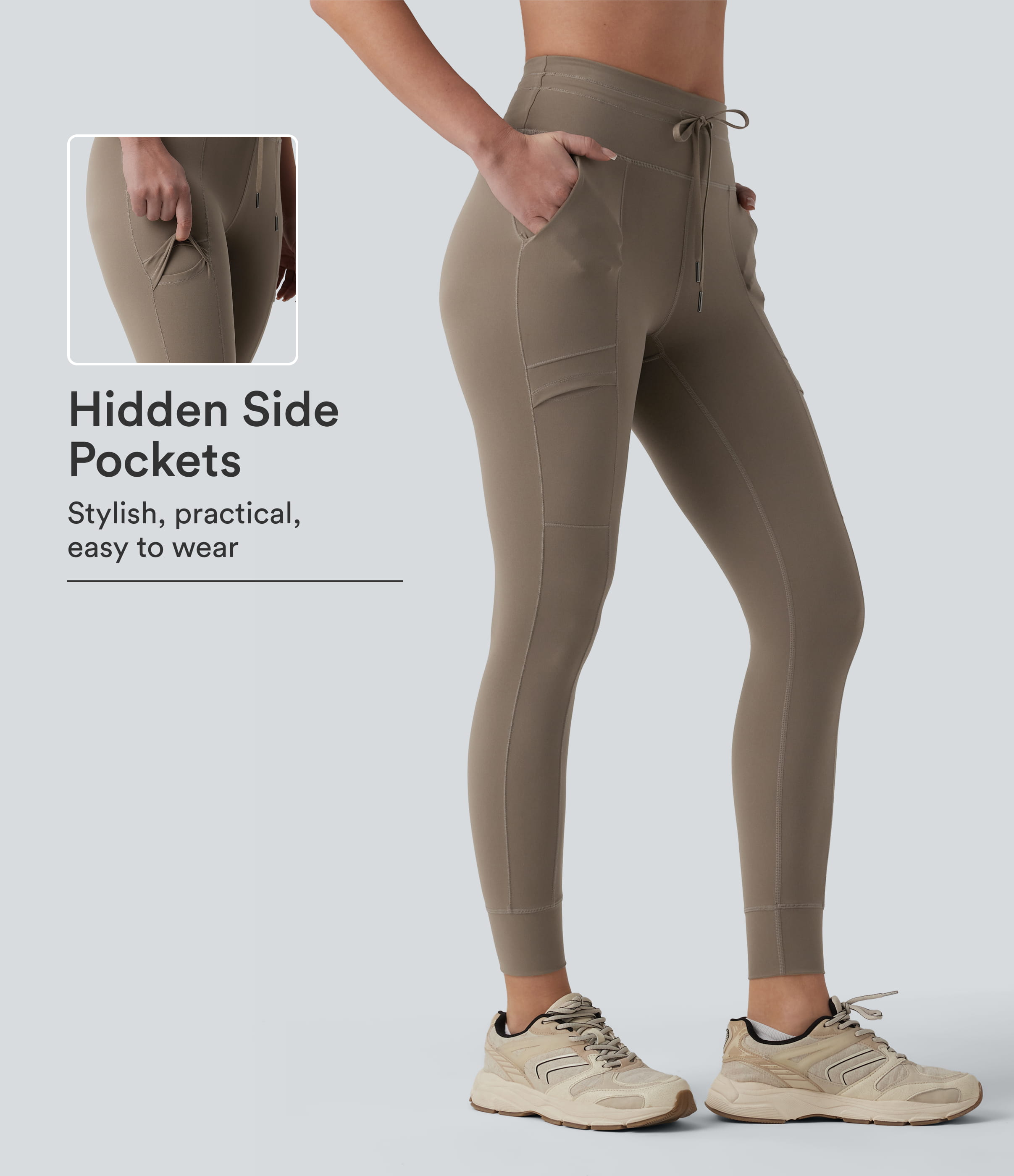Halara UltraSculpt™ High Waisted Drawstring 7/8 Camping Cargo Leggings with Pockets