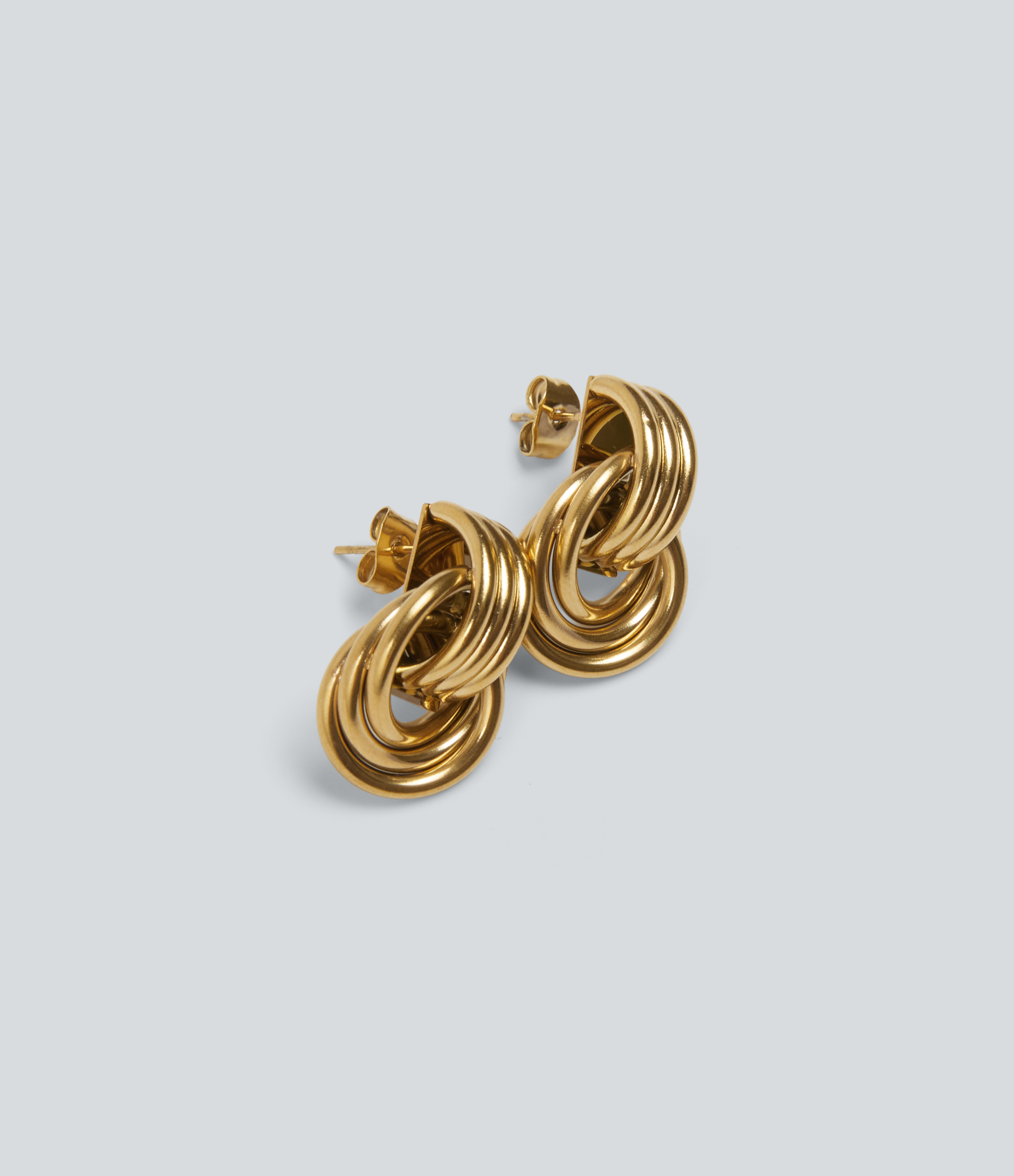Tiered Hoop Earrings