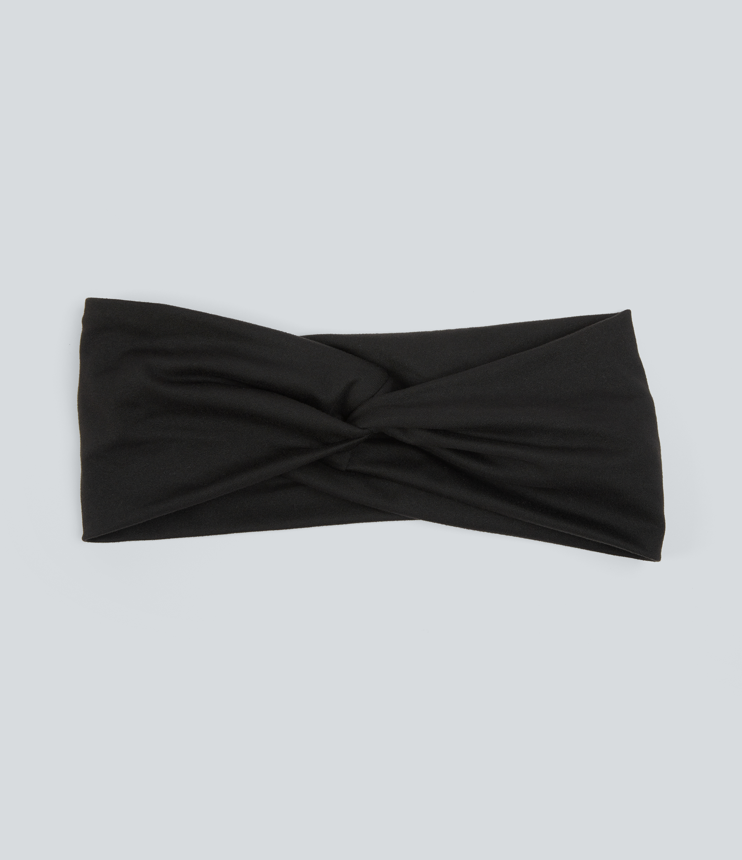 Black Plain Moisture-Wicking Headband / 2