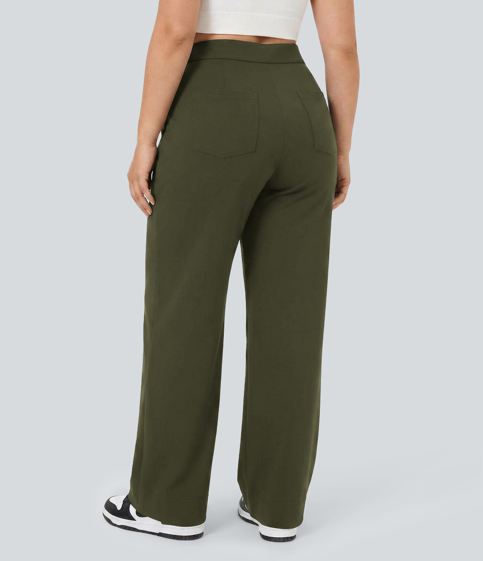 Forest Night DayStretch - Hose mit hohem Bund, Seitentaschen und geradem Bein - Plus Size / 2