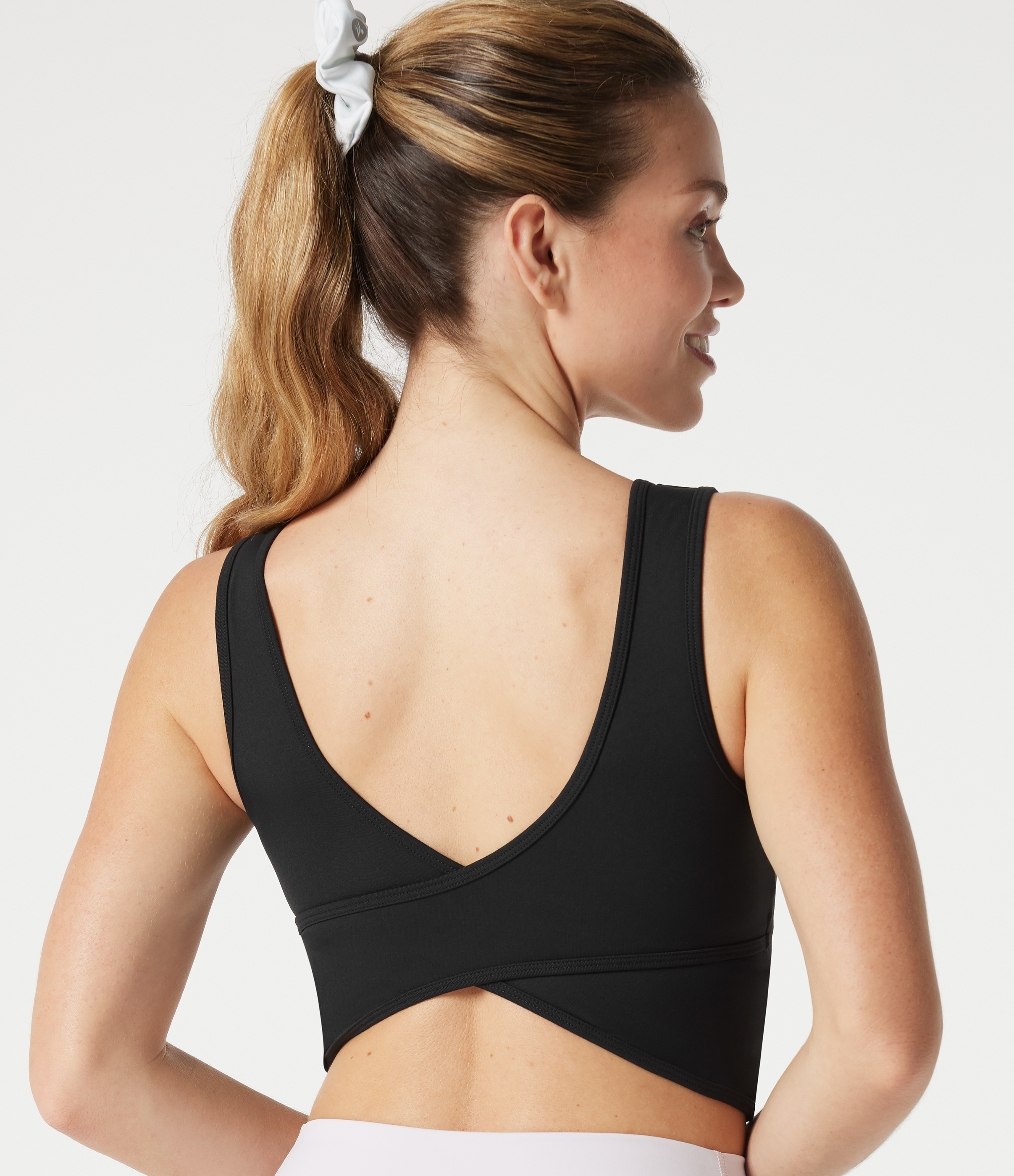 U Neck Crossover Barre Ballet Dance Tank Top A-D Cups