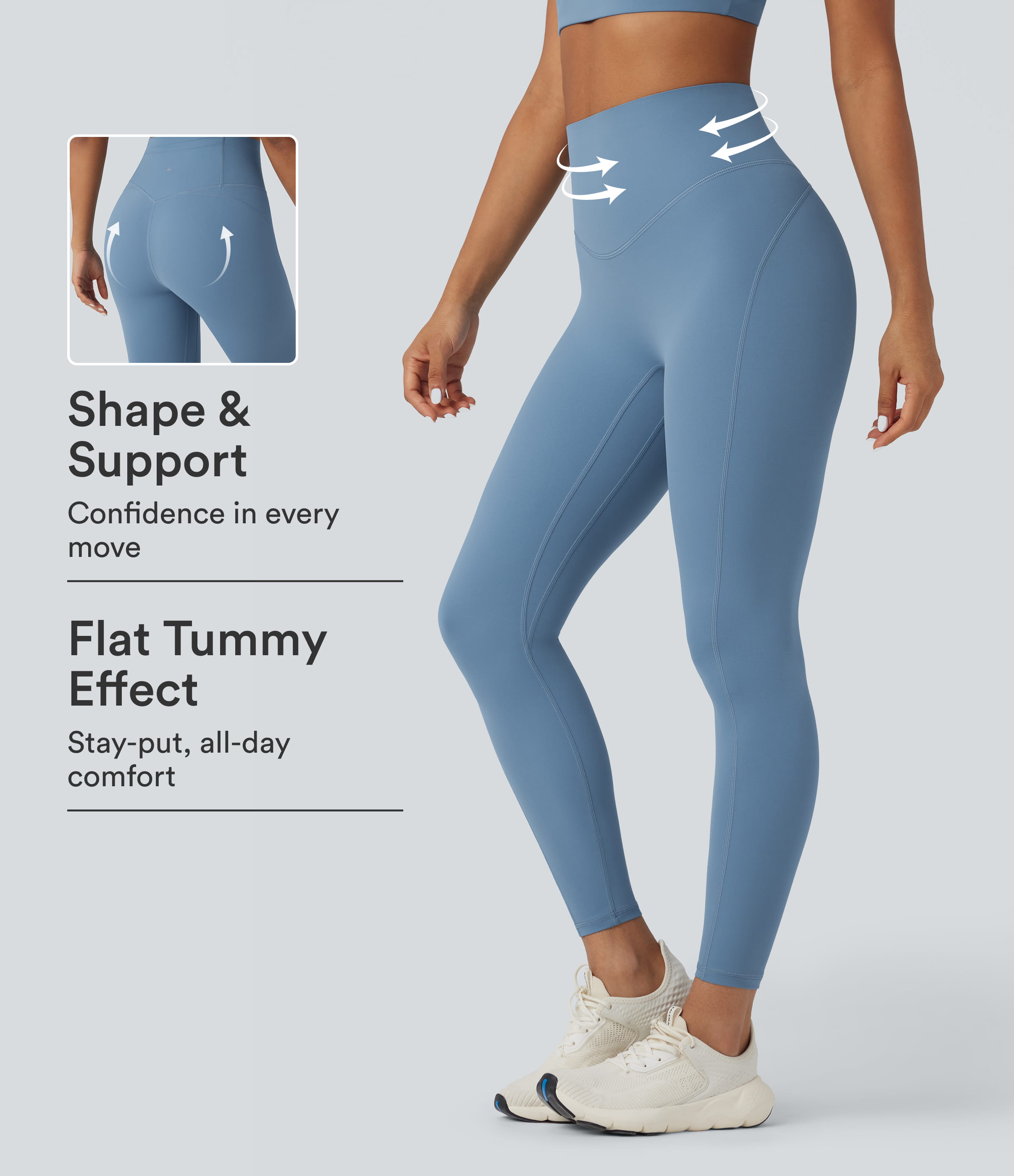 Halara UltraSculpt™ High Waisted Tummy Control Workout Leggings with Pocket