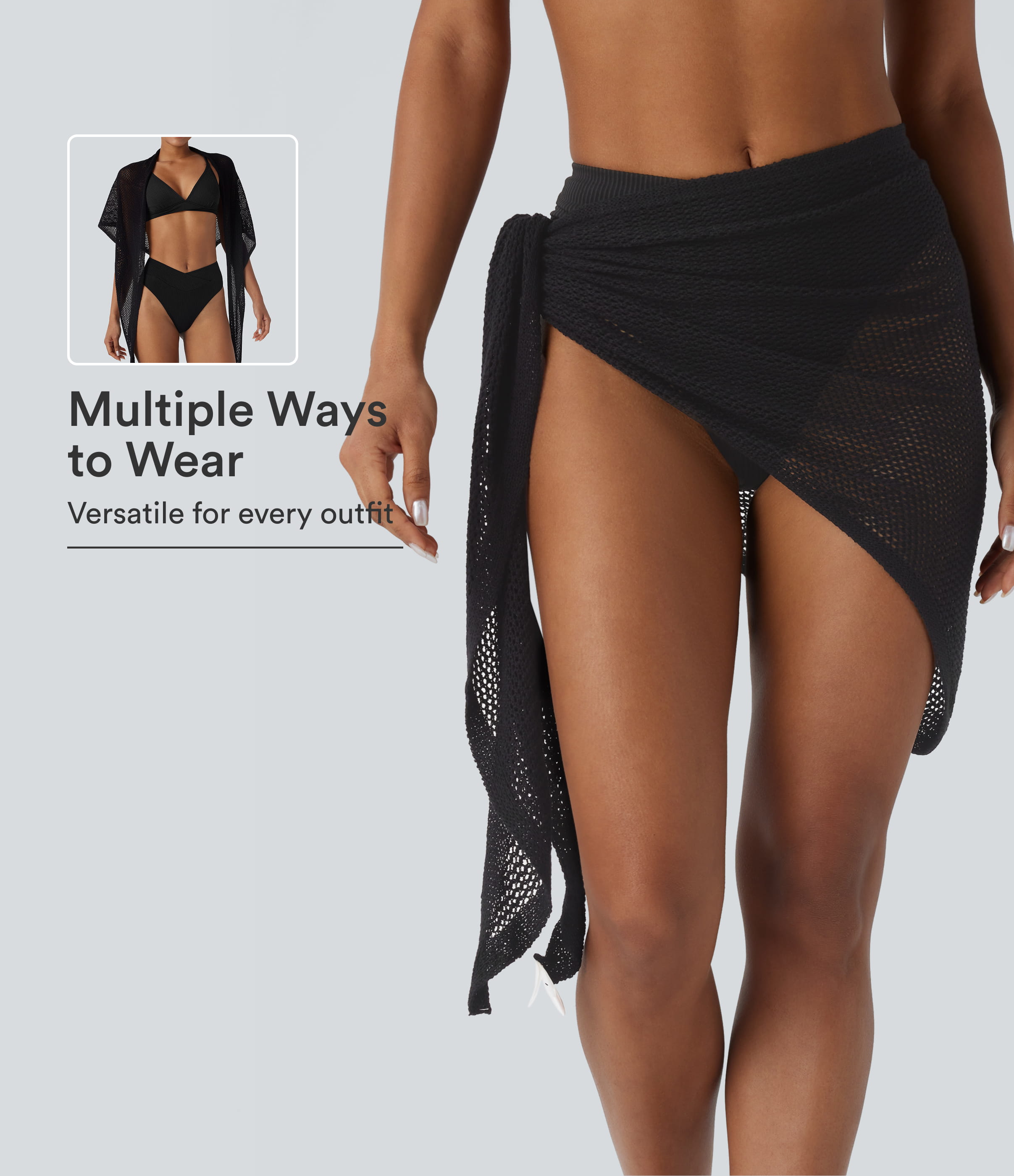 Hollow Out Swim Cover Up