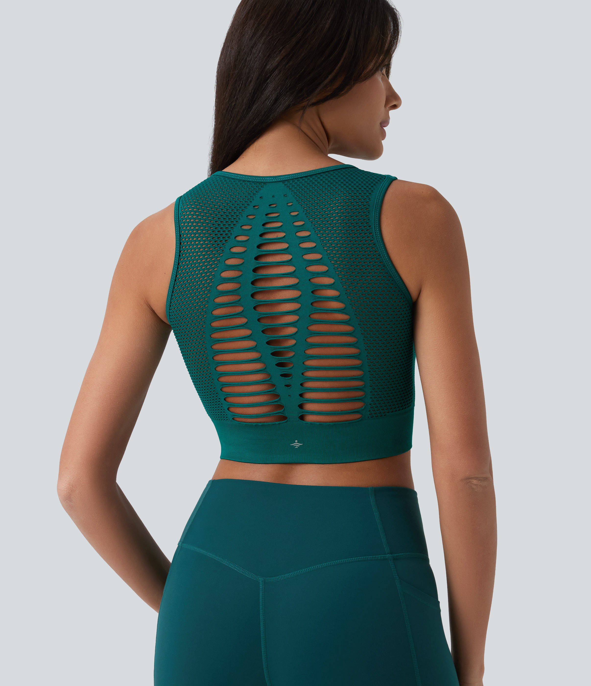 OneForm Seamless Flow Cut-Out Built-in Bra Yoga Tank Top