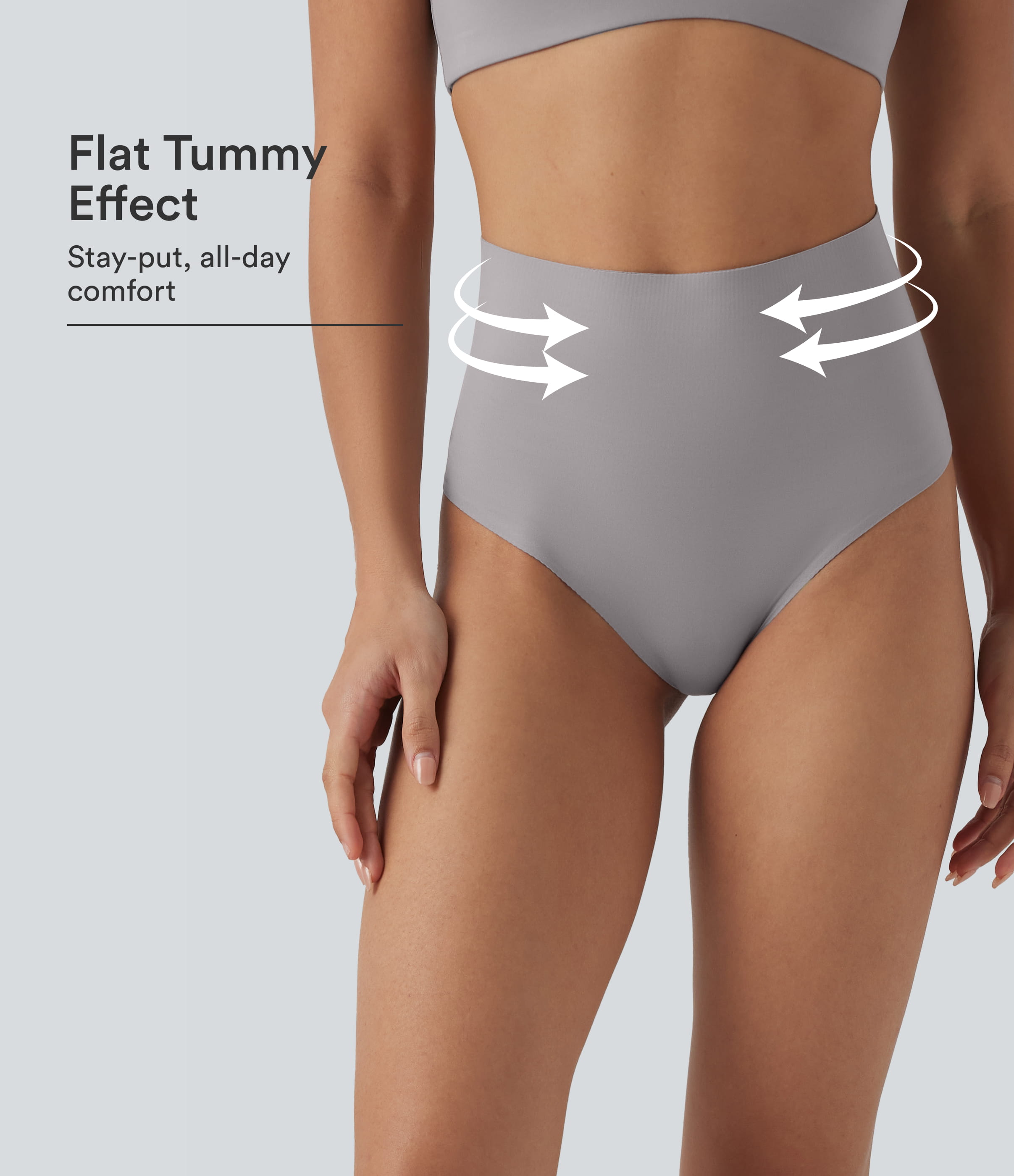 High Waisted Tummy Control Lounge Underwear Panties