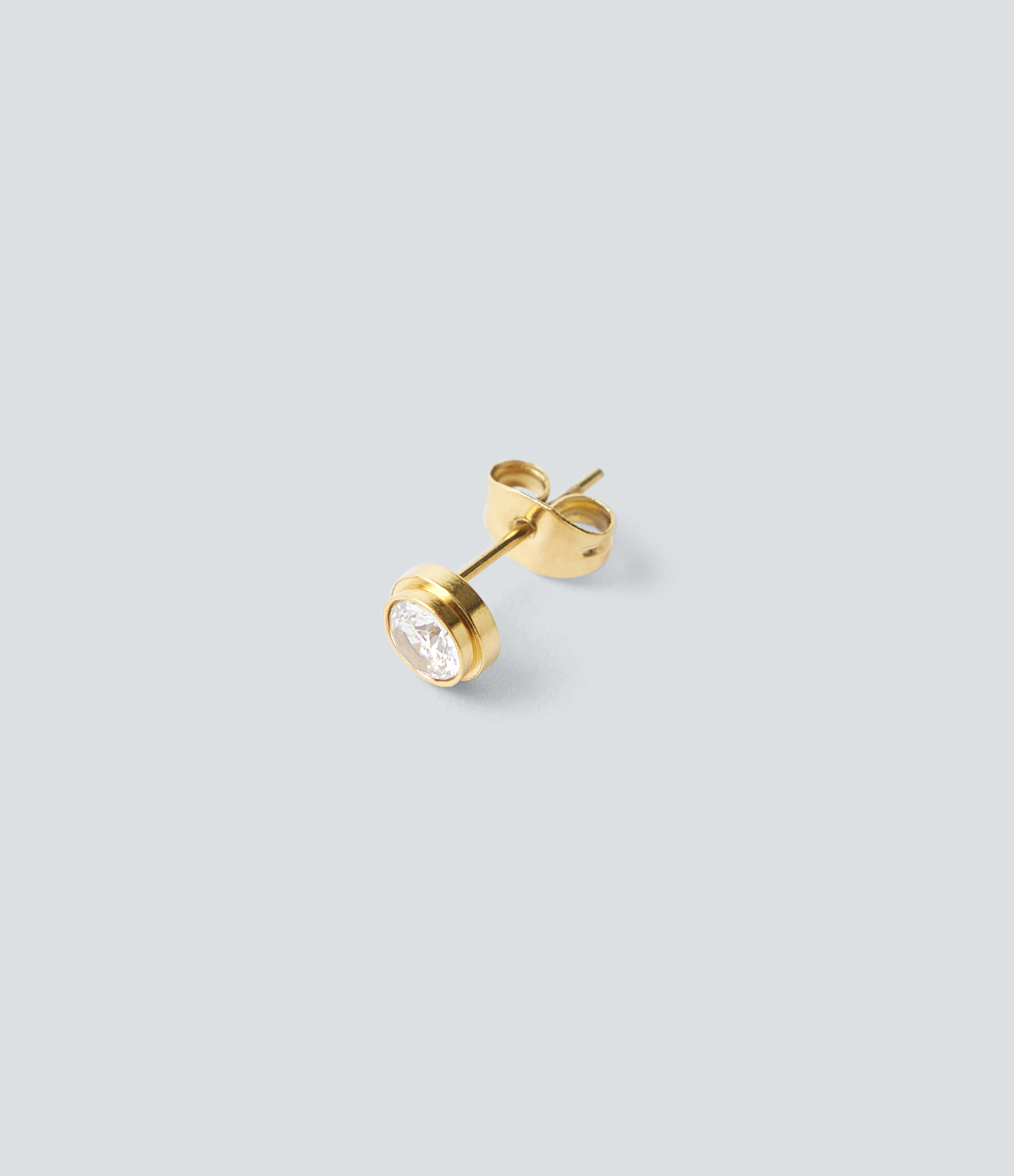 Gold Rhinestone Earrings / 2