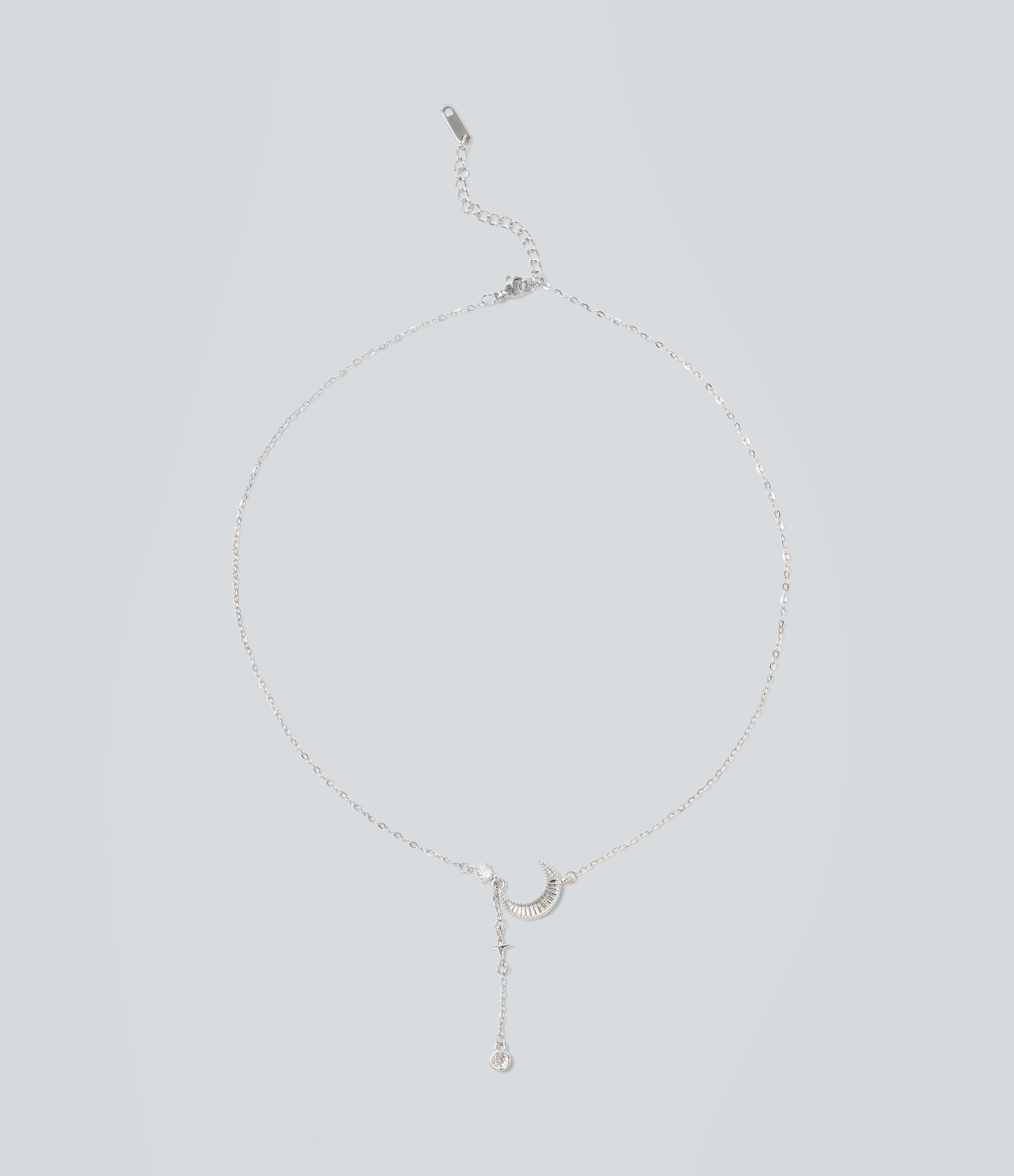 Collier à pendentif lune en cuivre