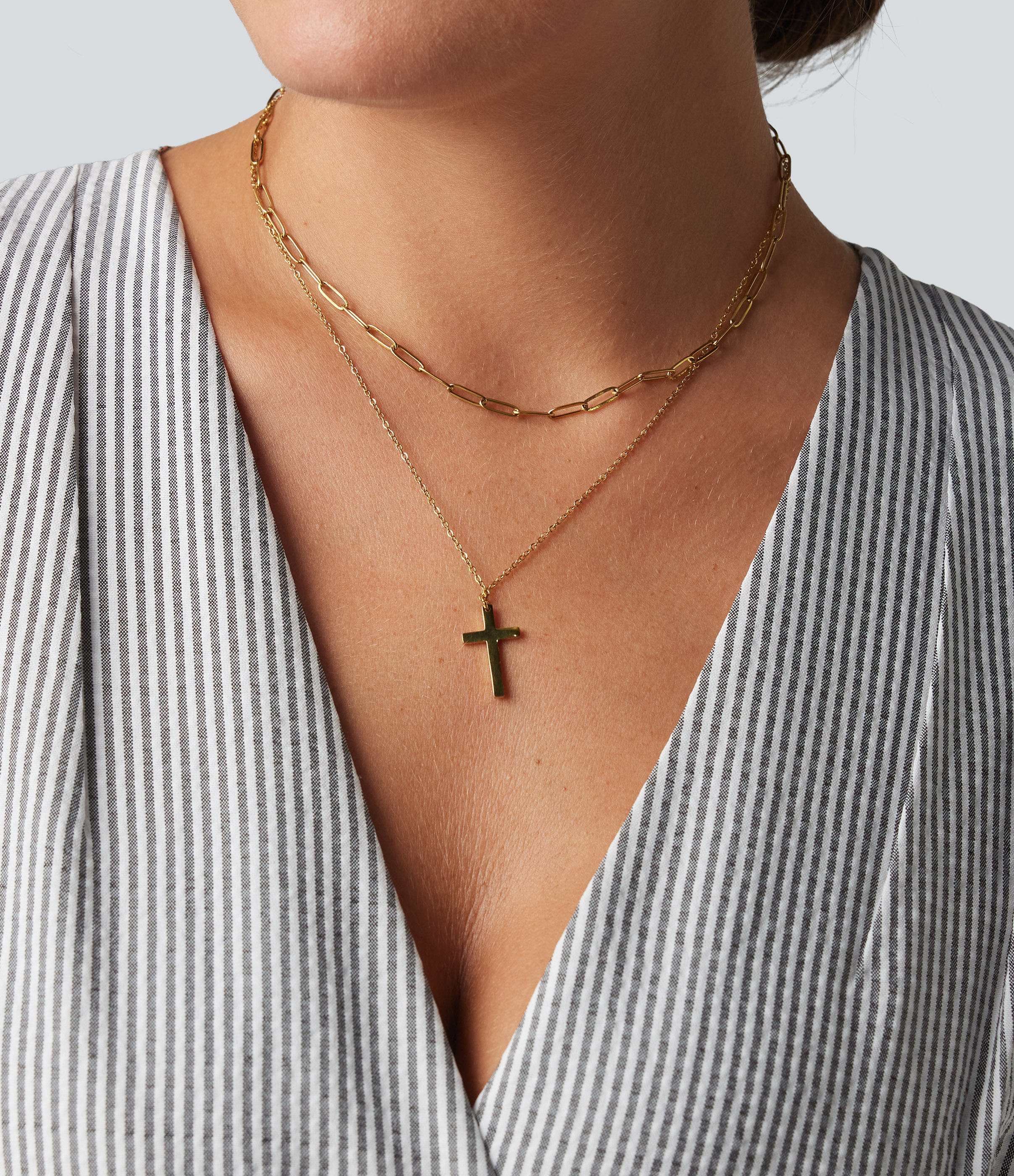 Stainless Steel Cross Necklace
