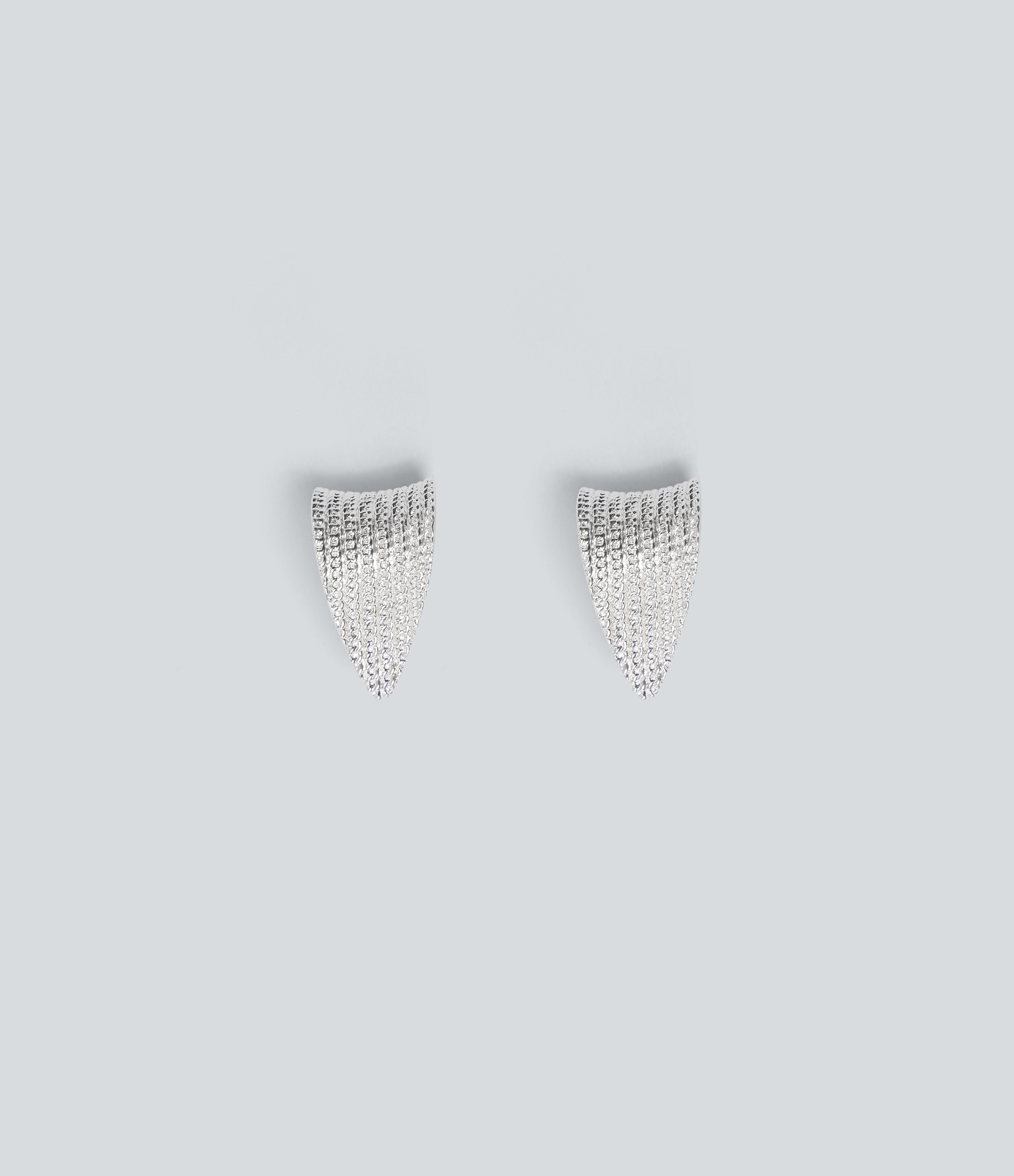 Boucles d'oreilles en cuivre feuille de saule incurvée