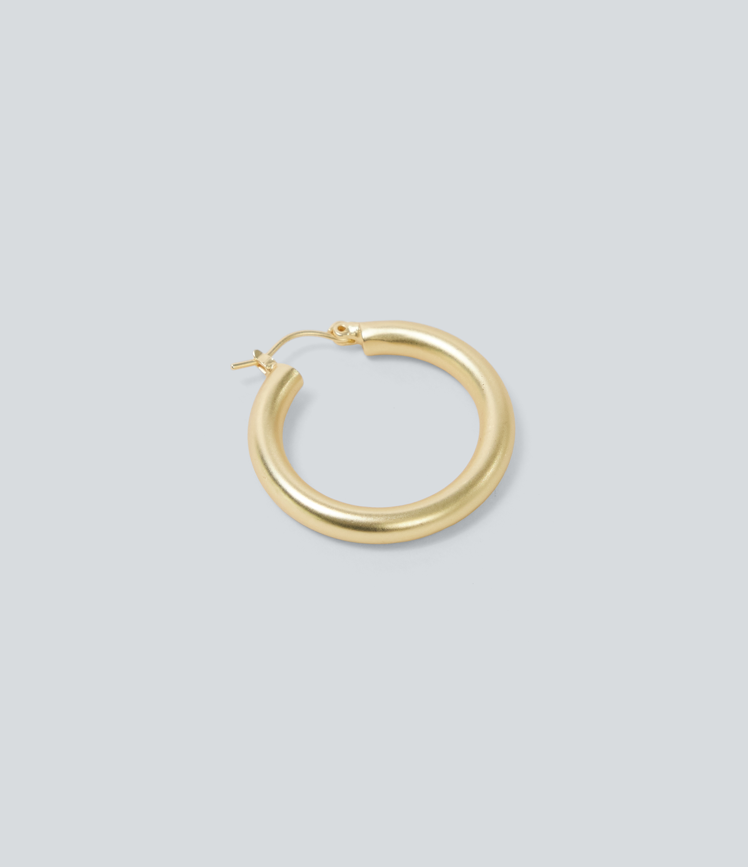Gold Copper Hoop Earrings / 2