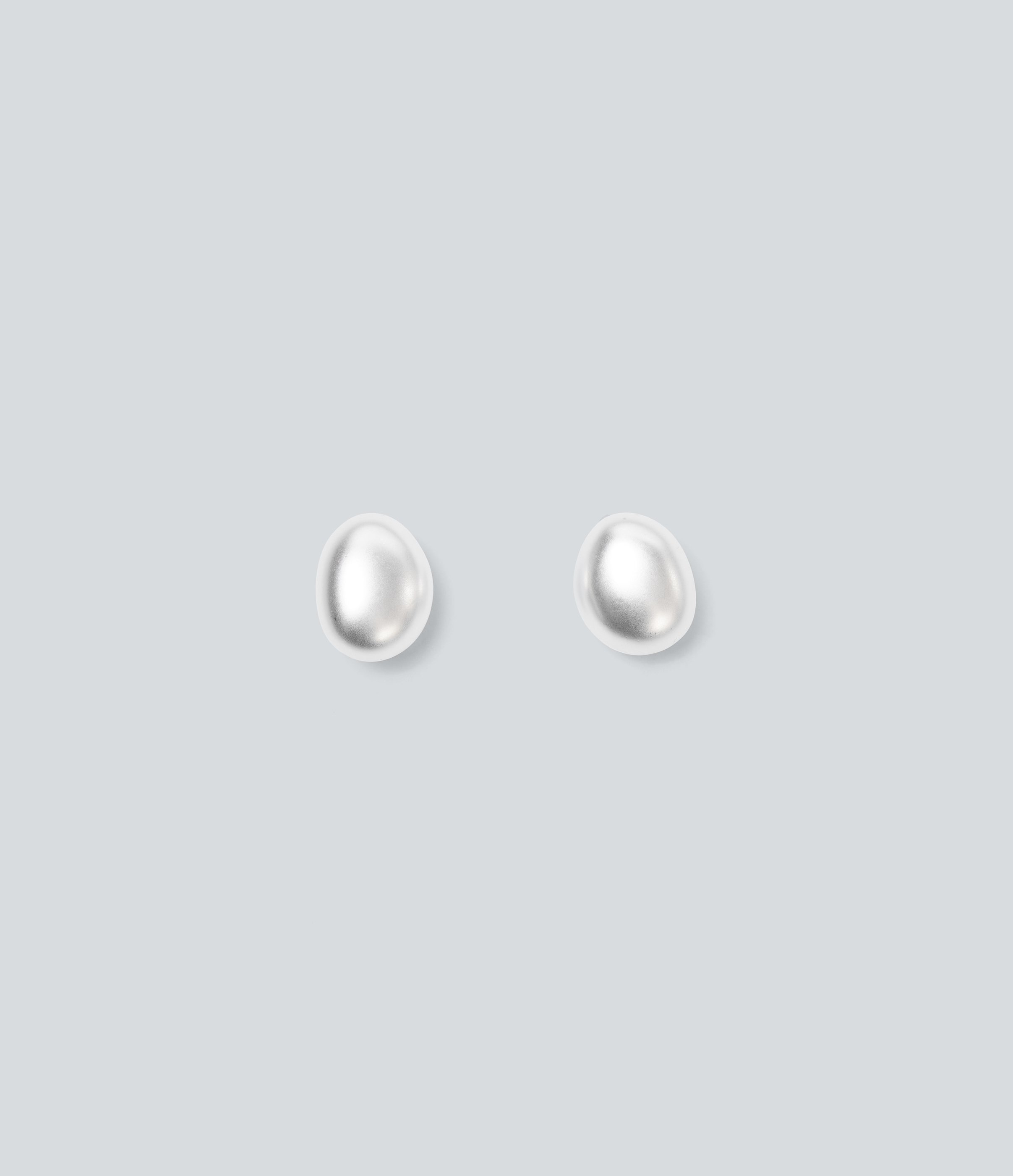 Boucles d'oreilles ovales minimalistes en cuivre