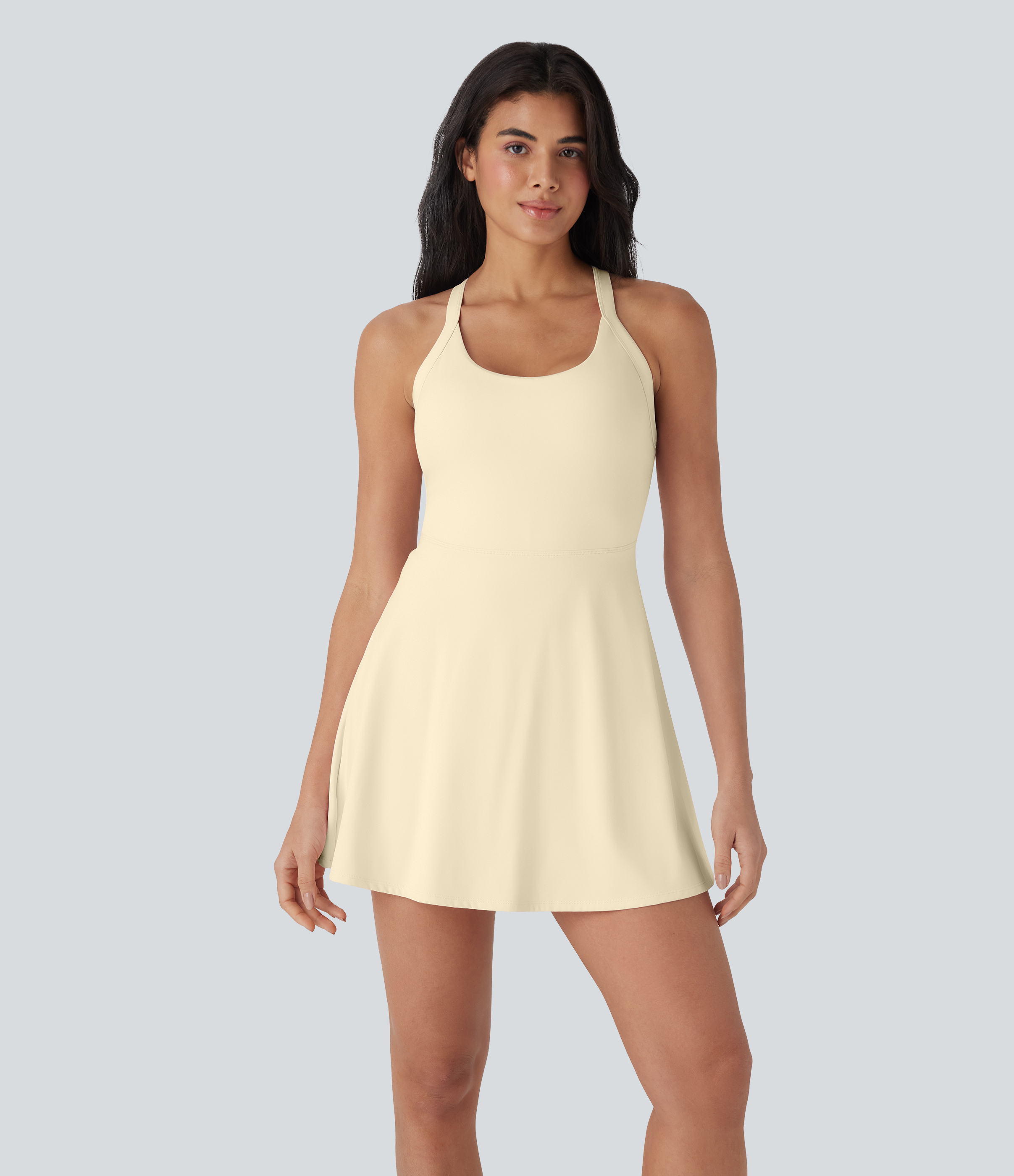 SoftlyZero™ Airy Backless Twisted Cool Touch Dance Active Dress-Easy Peezy Edition
